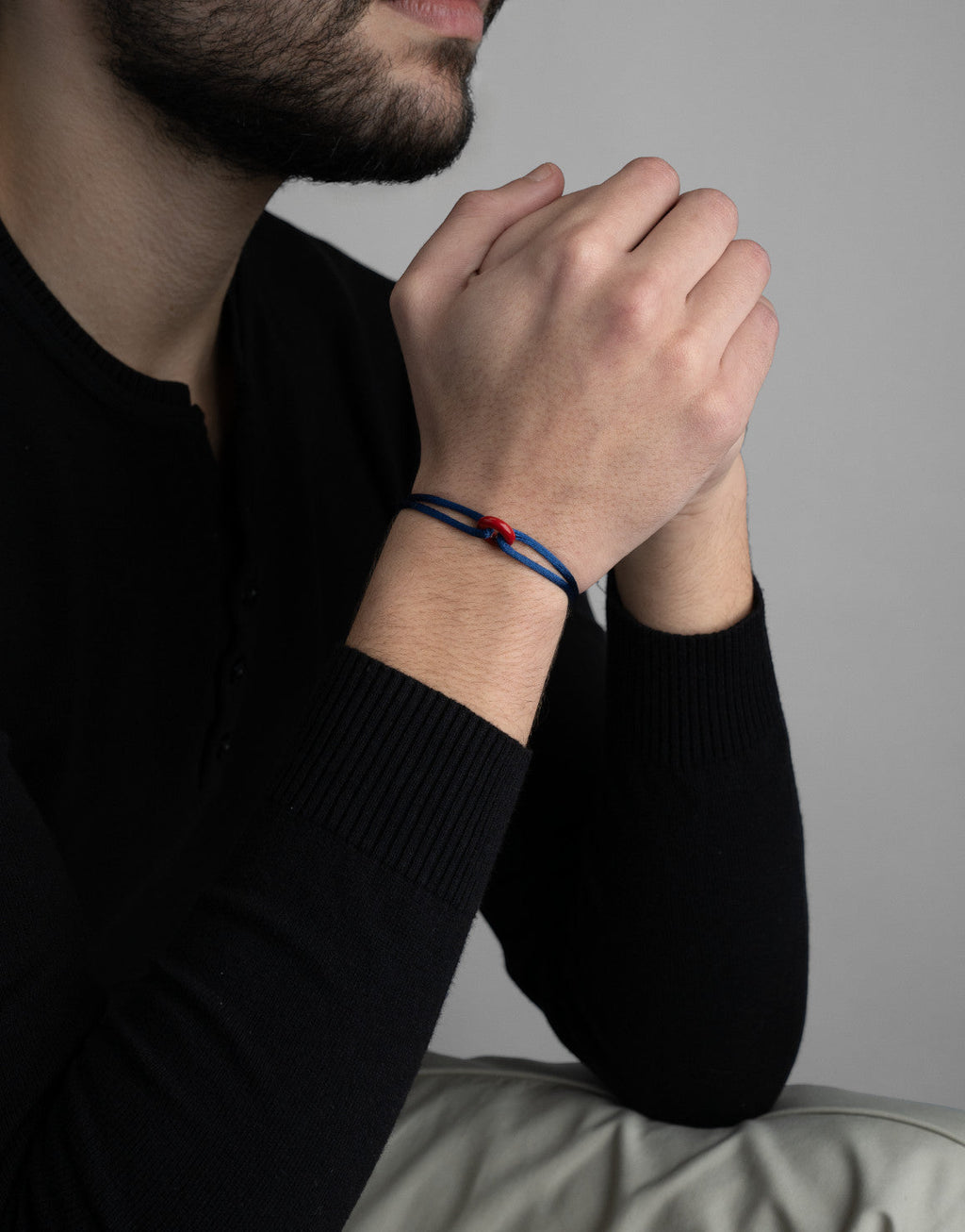 Coral Soho Cord Bracelet