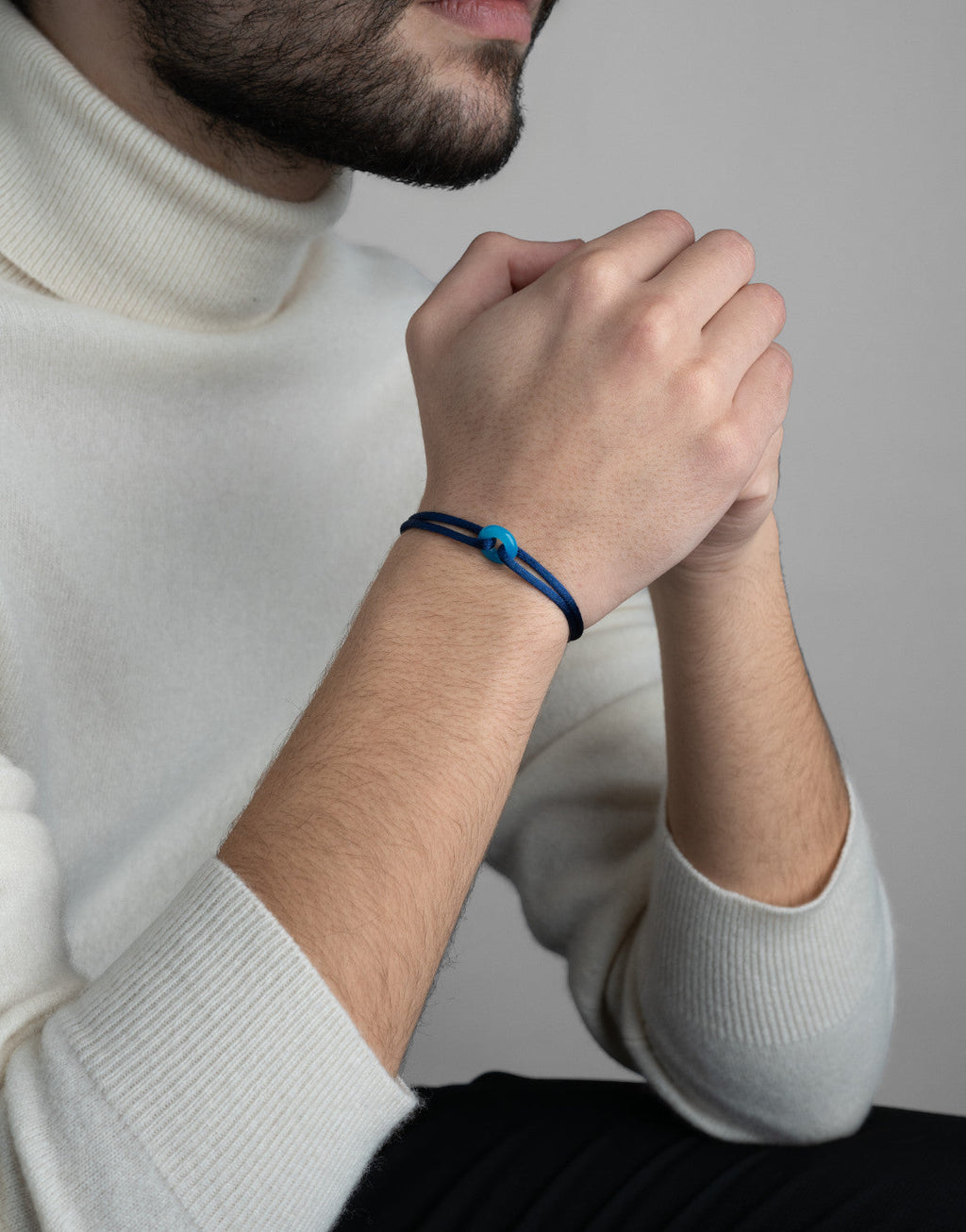 Blue Soho Cord Bracelet