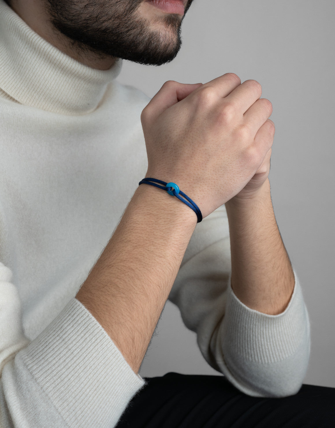 Blue Soho Cord Bracelet