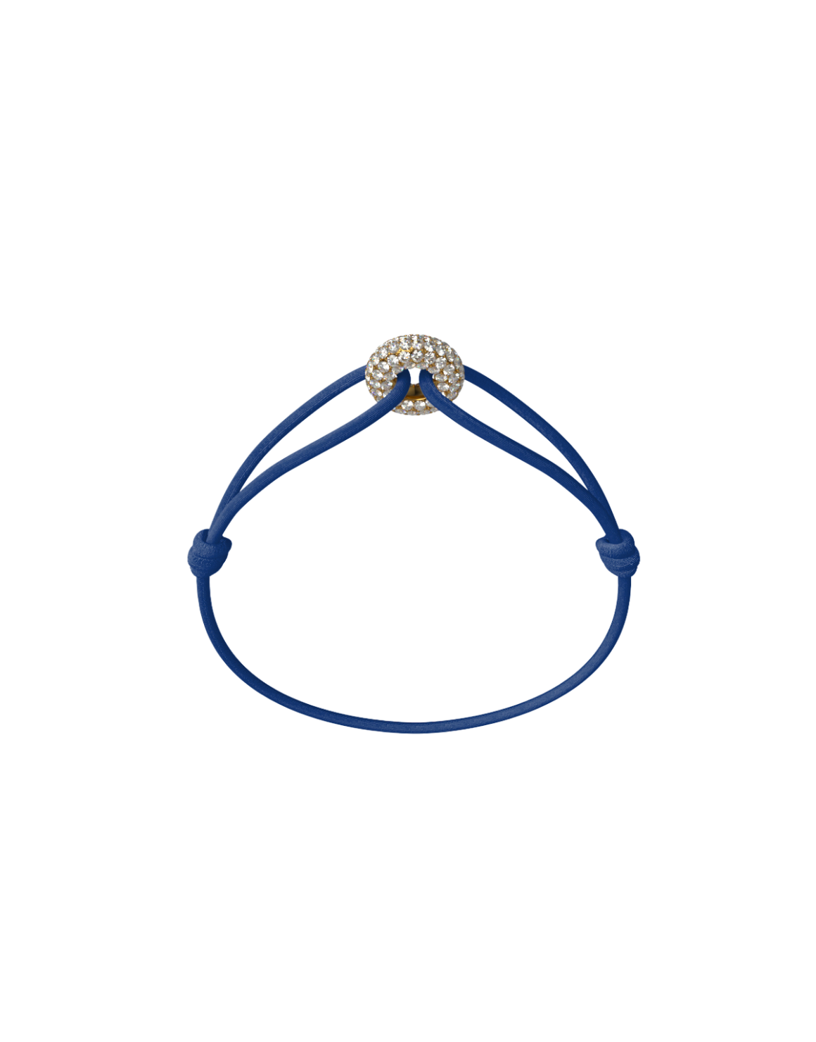 Mini Golden Soho Pavé Cord Bracelet