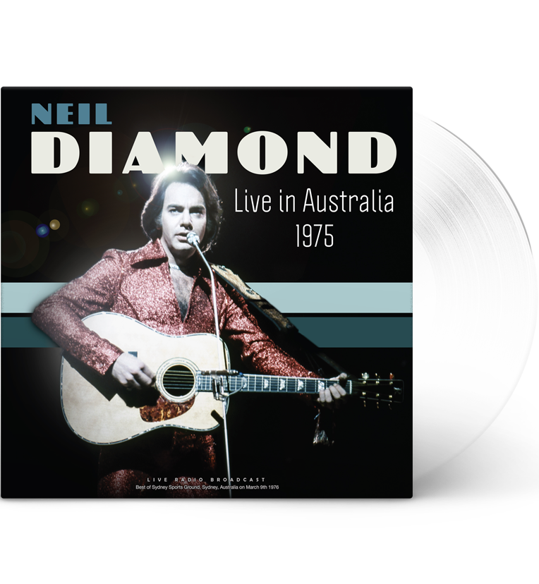 Neil Diamond Live in Australia Limited Edition 12 Inch Clear Vinyl