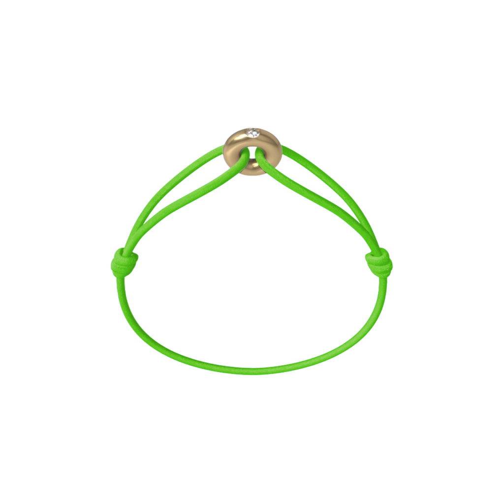 Mini Golden Soho Diamond Cord Bracelet