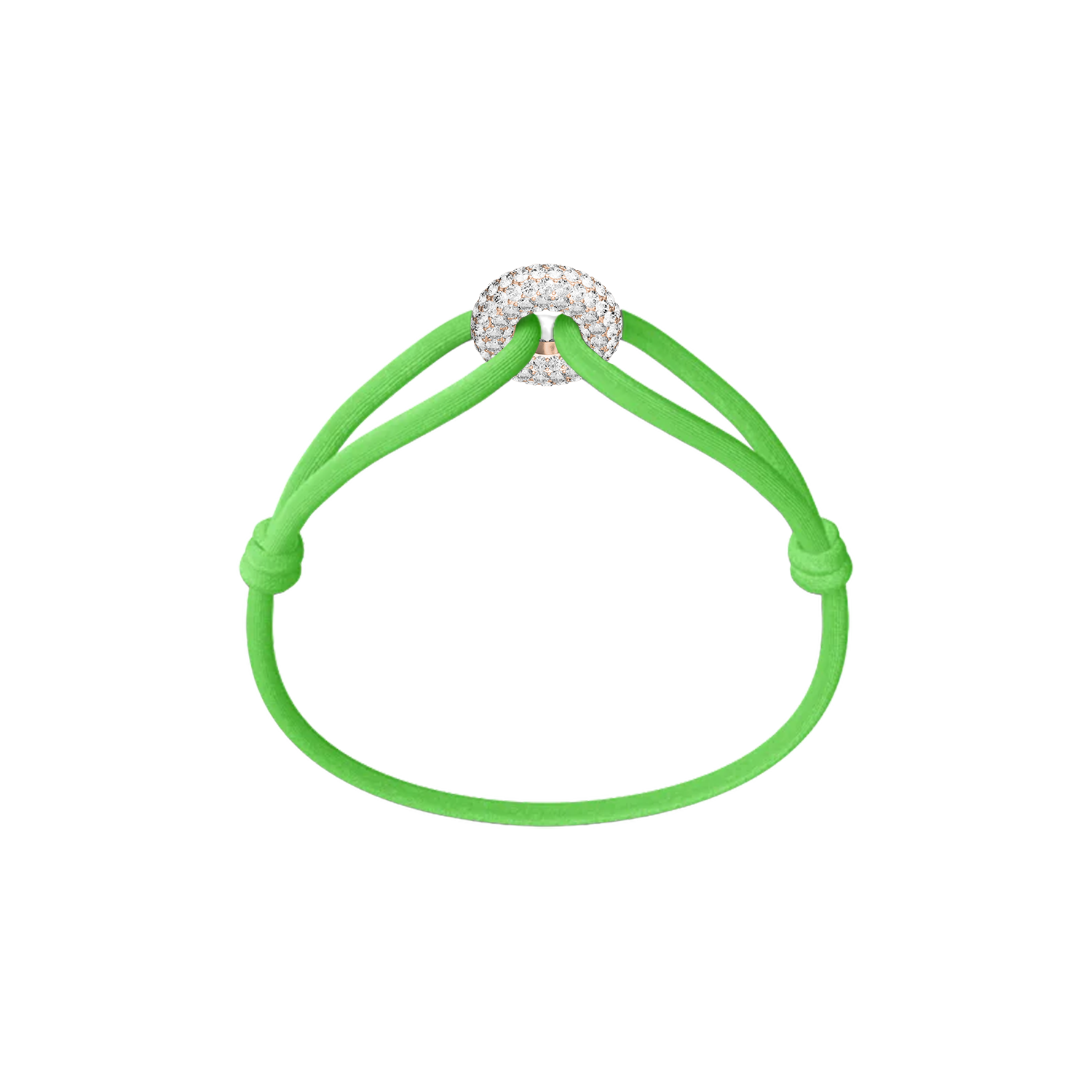 Rose Soho Pavé Cord Bracelet