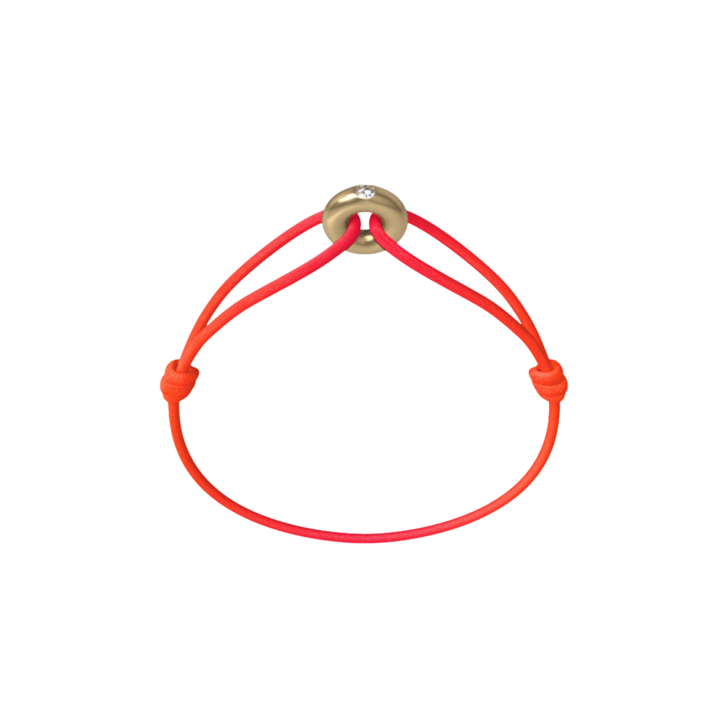 Mini Golden Soho Diamond Cord Bracelet