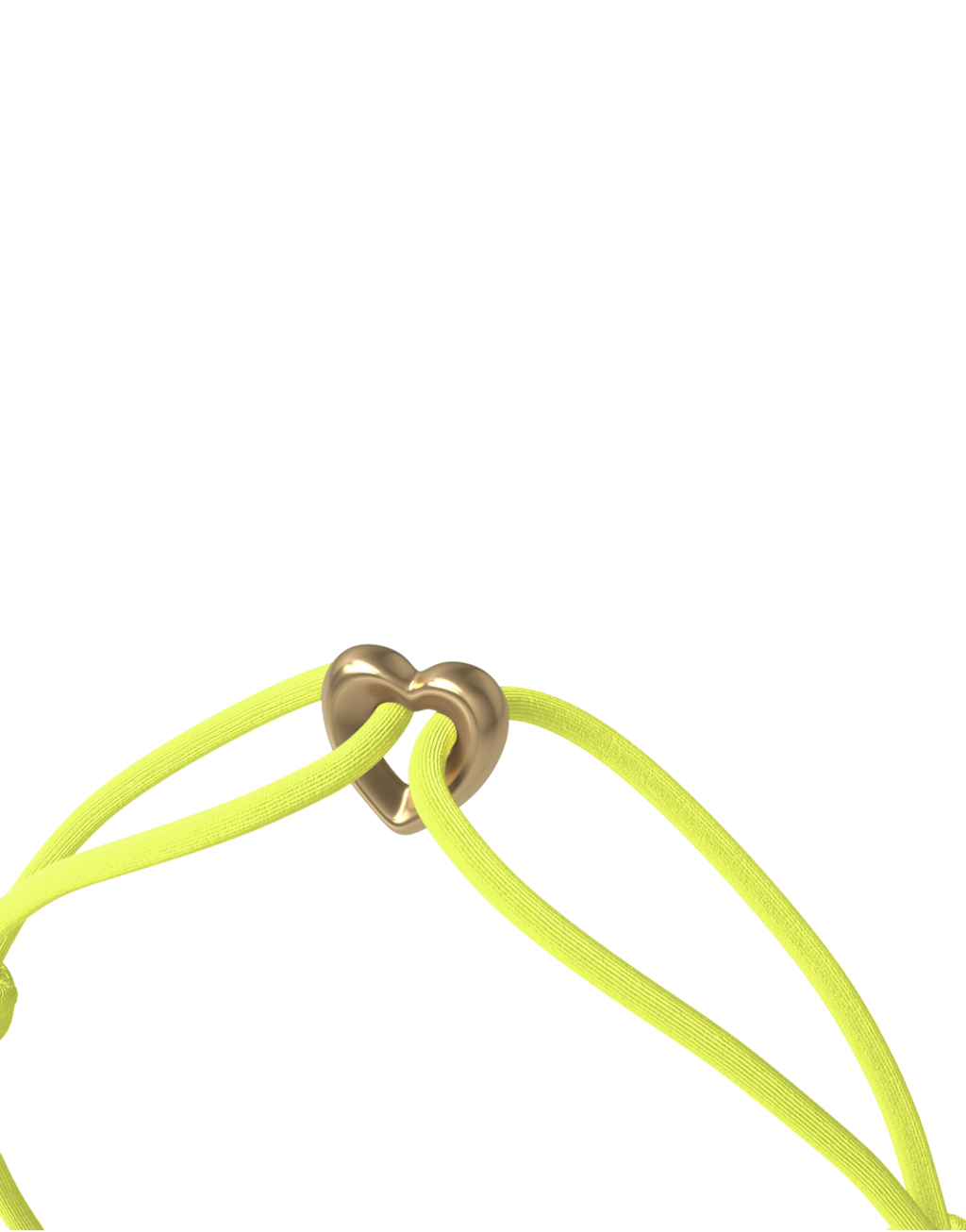 Golden Heart Cord Bracelet