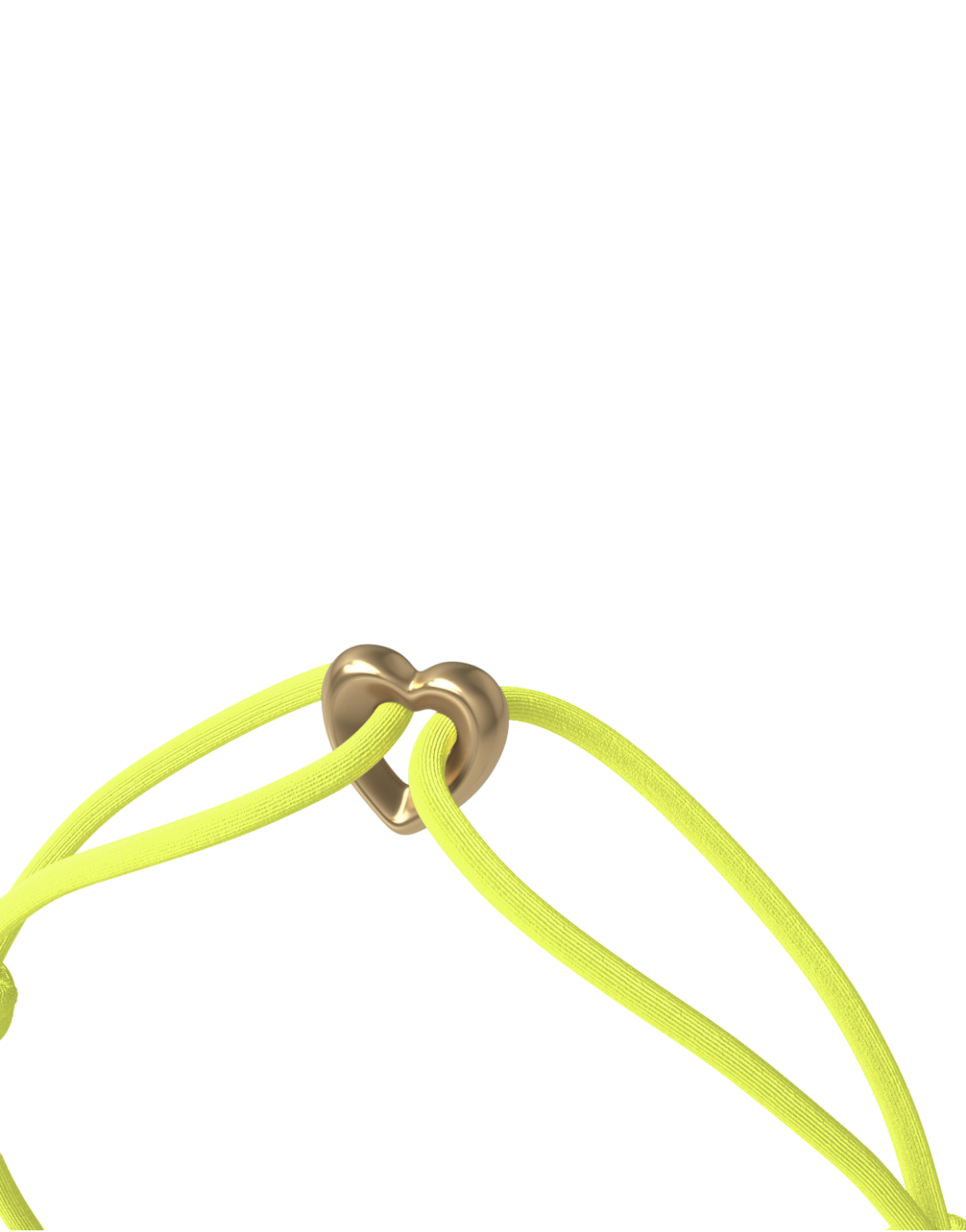 Golden Heart Cord Bracelet