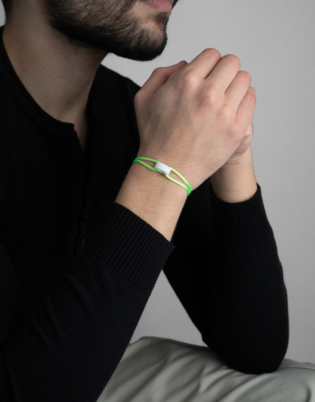 Snow Regent Cord Bracelet