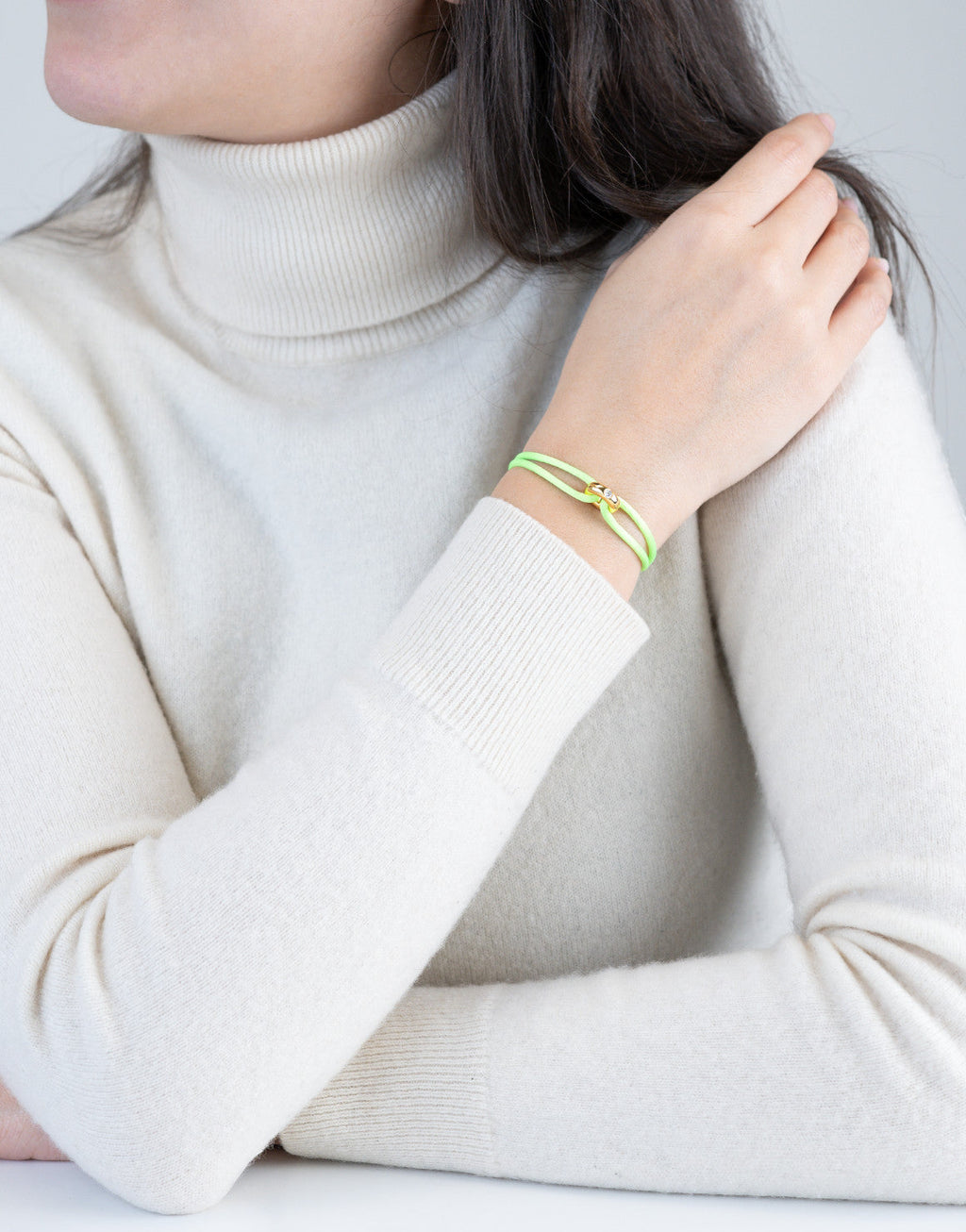 Golden Soho Diamond Cord Bracelet