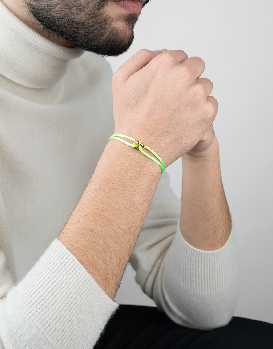 Golden Soho Diamond Cord Bracelet