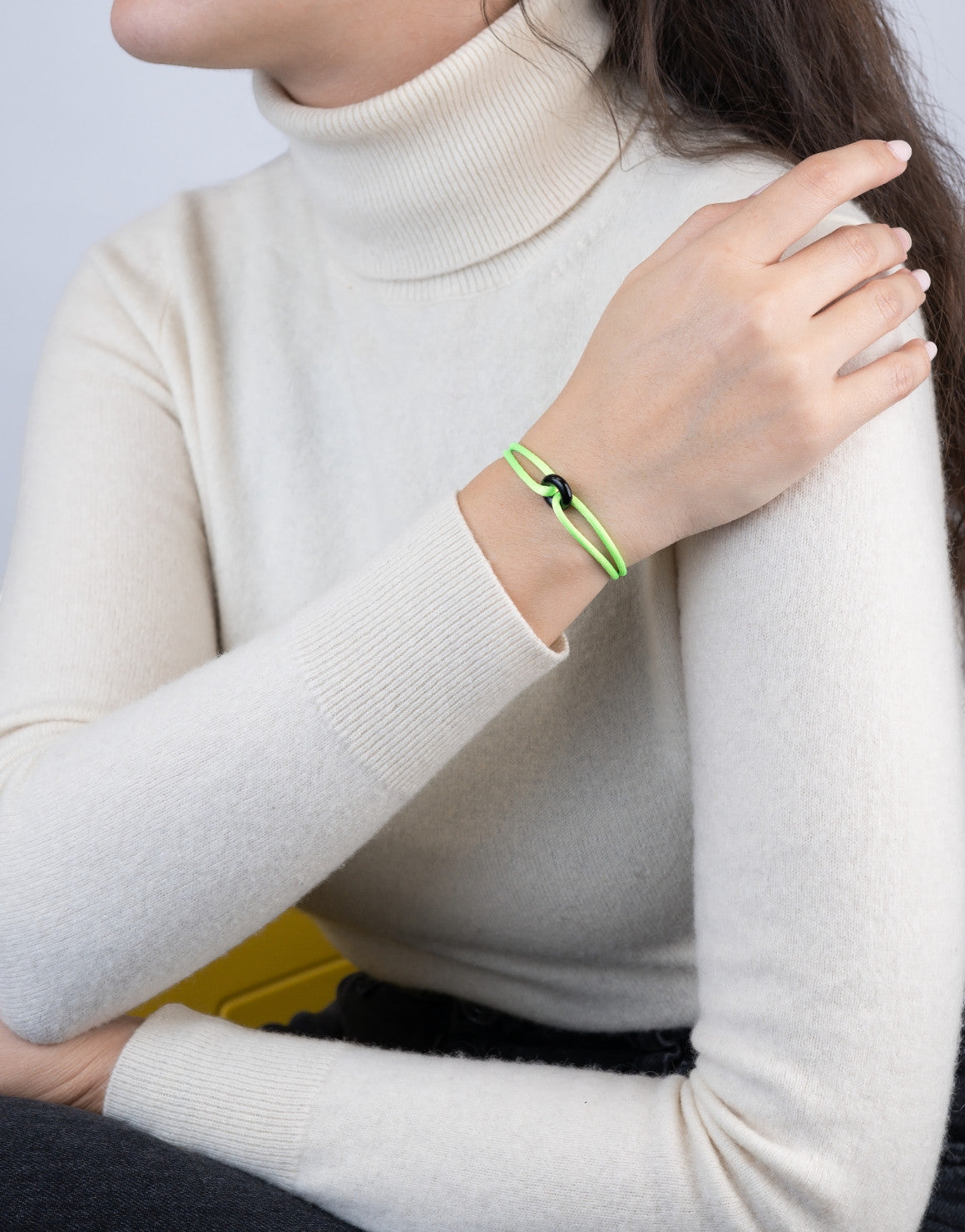 Black Soho Cord Bracelet