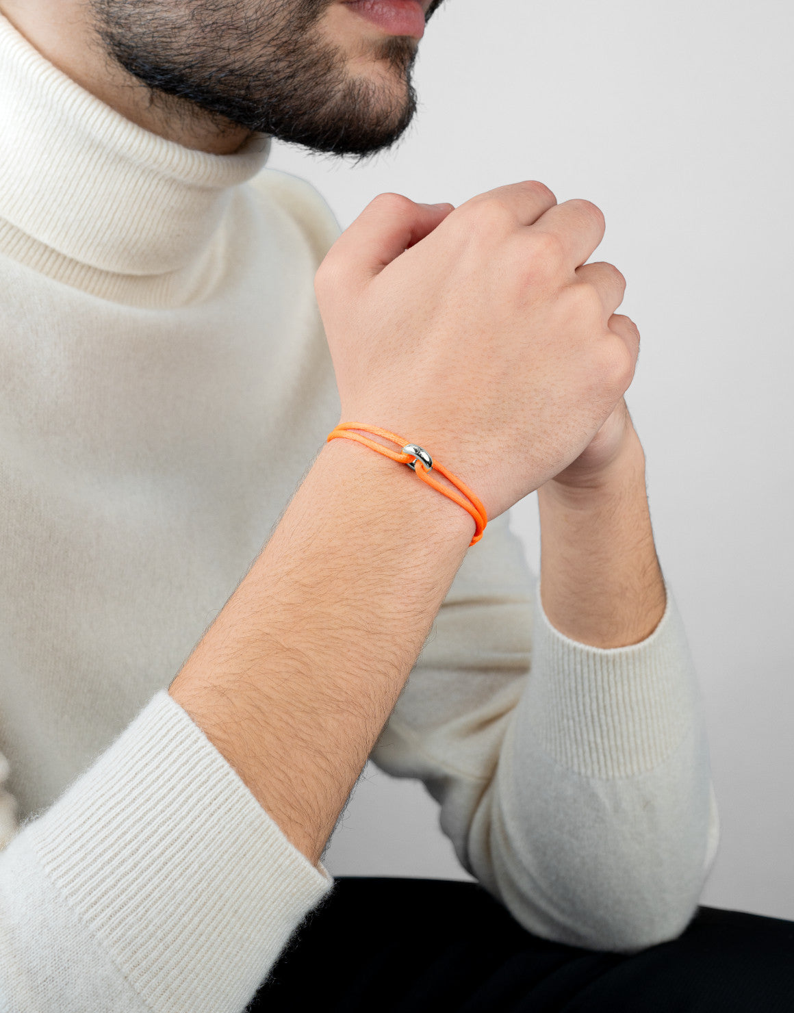 Silver Soho Cord Bracelet