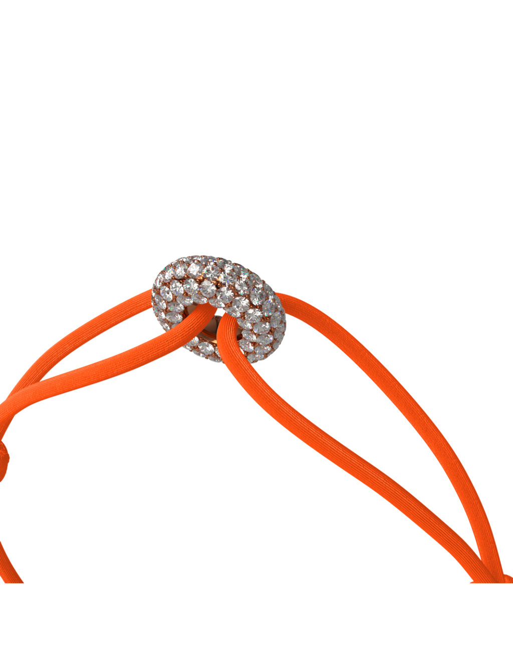 Mini Rose Soho Pavé Cord Bracelet