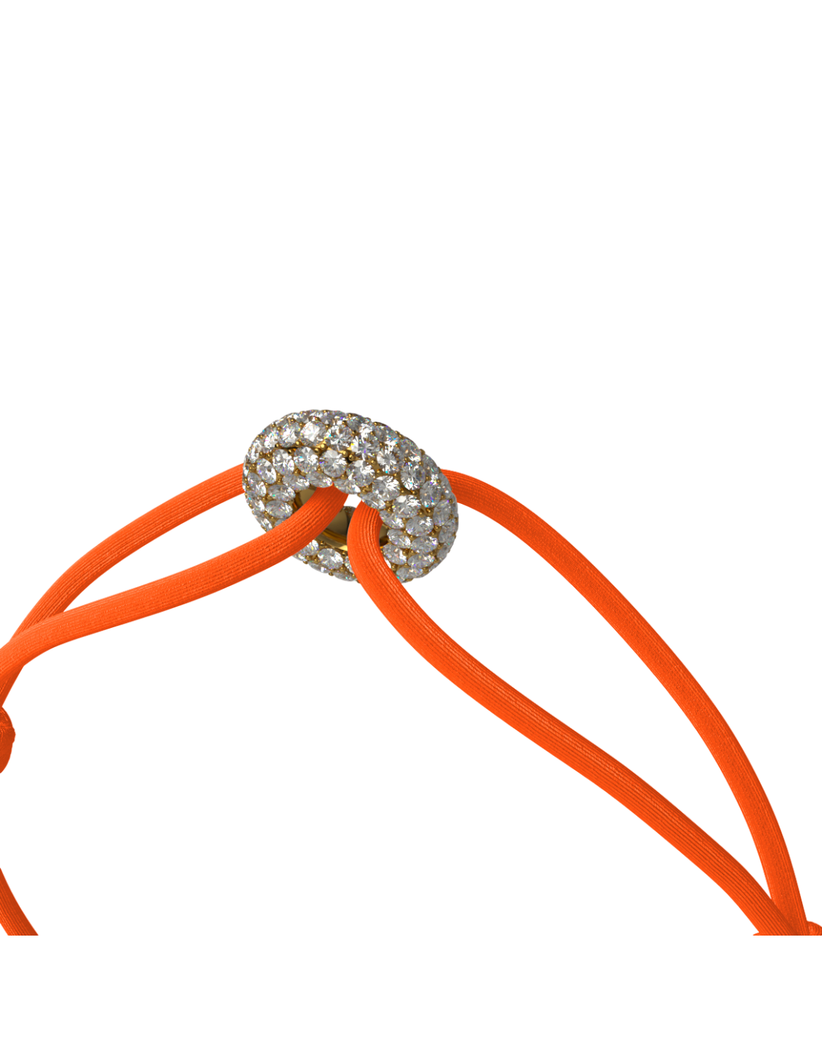 Mini Golden Soho Pavé Cord Bracelet