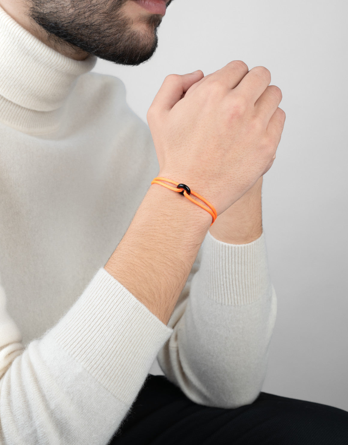 Black Soho Cord Bracelet