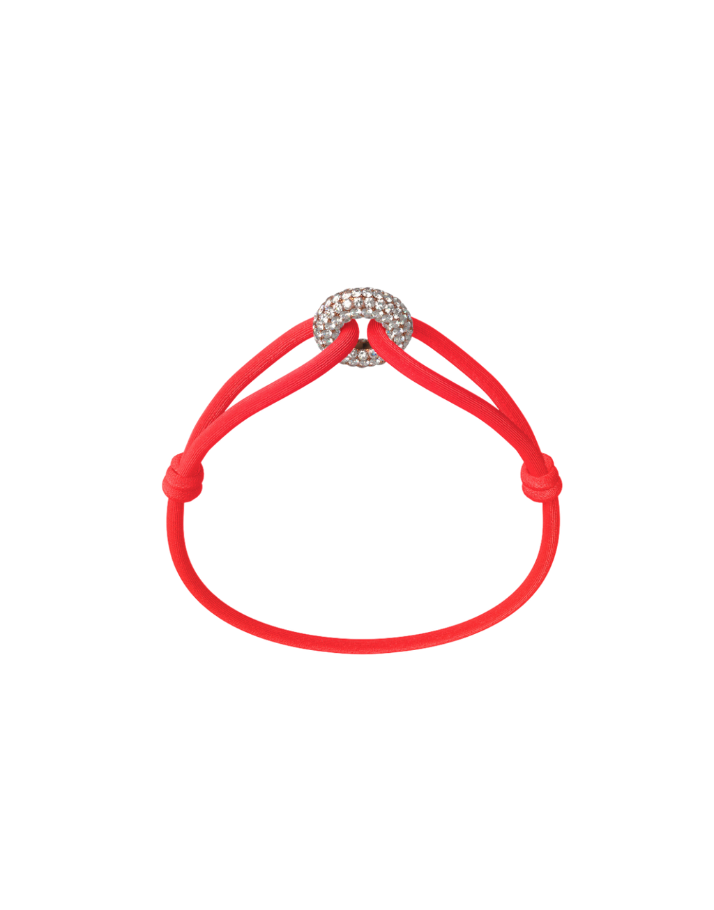 Rose Soho Pavé Cord Bracelet