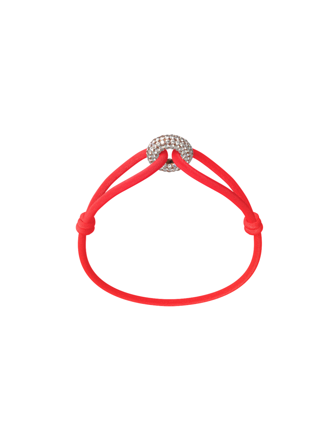 Rose Soho Pavé Cord Bracelet