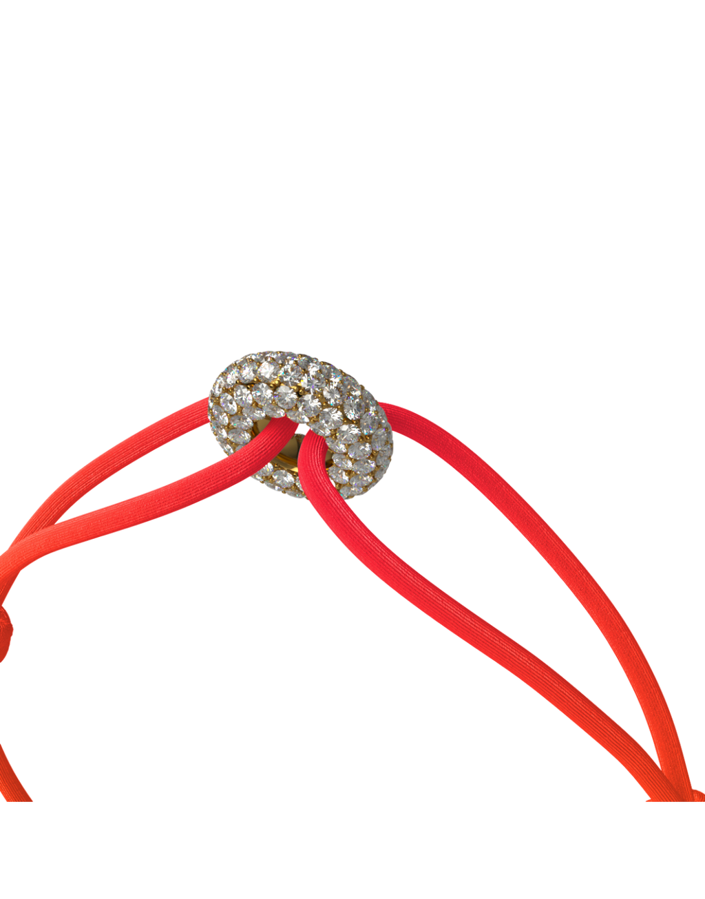 Mini Golden Soho Pavé Cord Bracelet