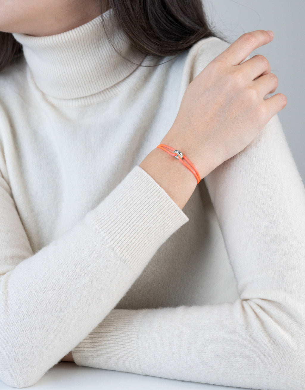 Mini Silver Soho Cord Bracelet