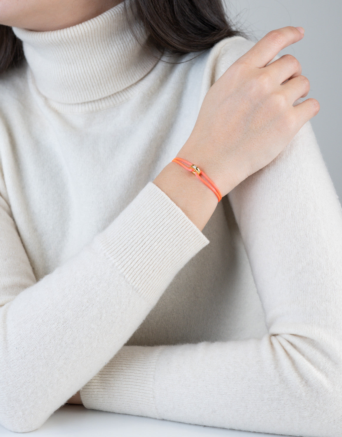 Mini Golden Soho Diamond Cord Bracelet