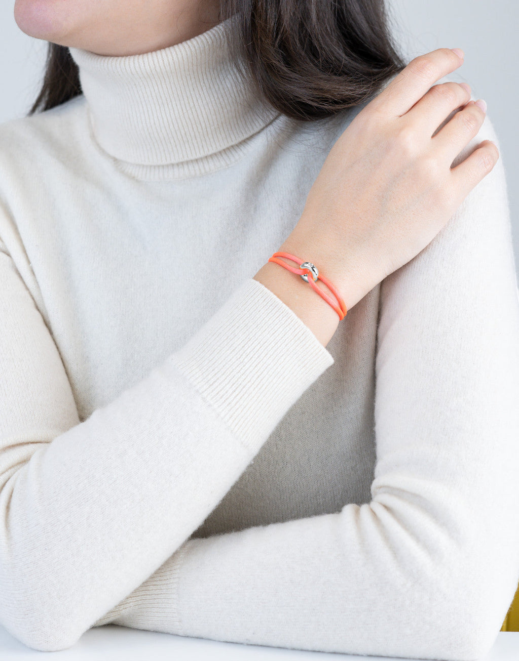 Silver Soho Diamond Cord Bracelet