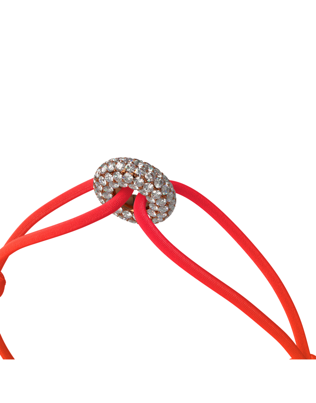 Mini Rose Soho Pavé Cord Bracelet