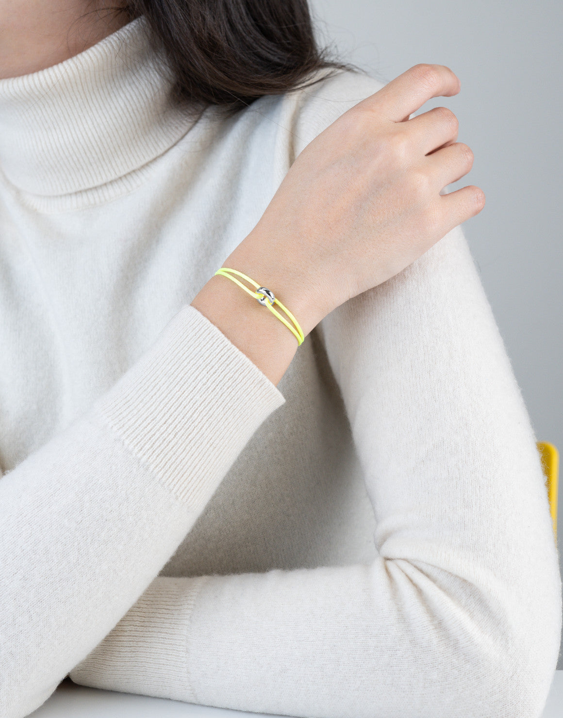 Mini Silver Soho Cord Bracelet