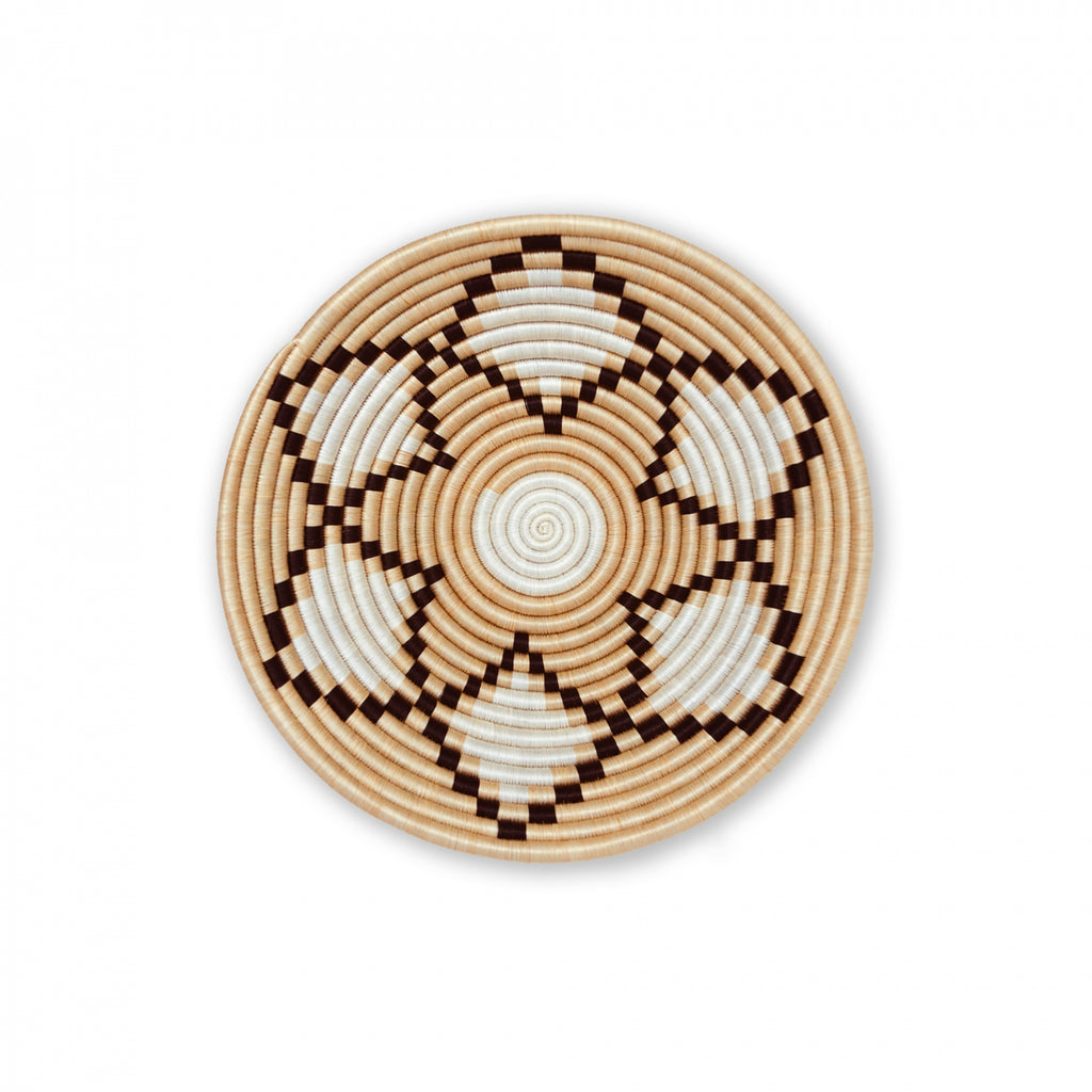 Hand Woven Natural Fiber Bowl and Tray Collection