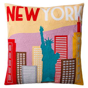 New York Needlepoint Cushion