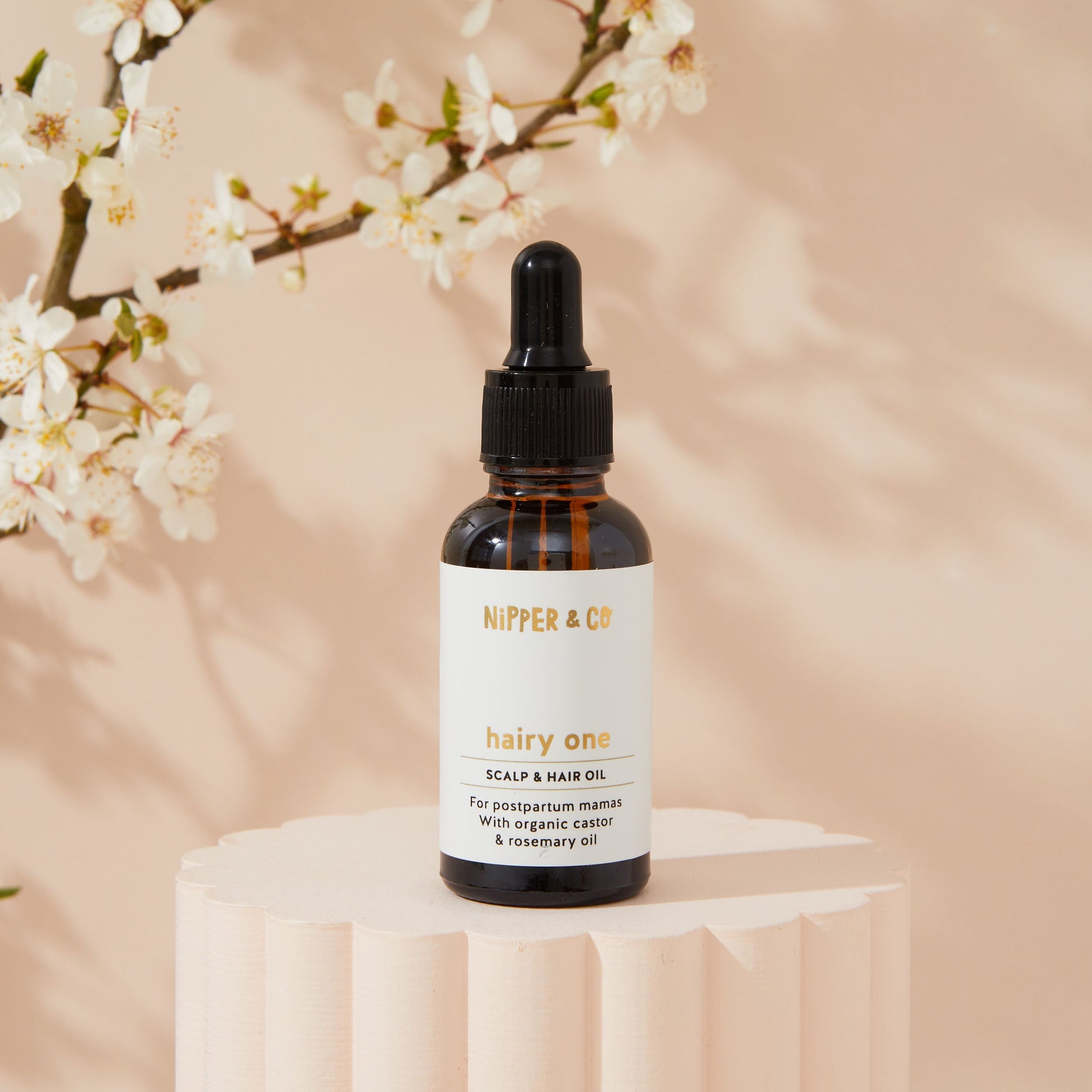 Postpartum Hair Serum with Rosemary and Castor Oil for Hair Regrowth