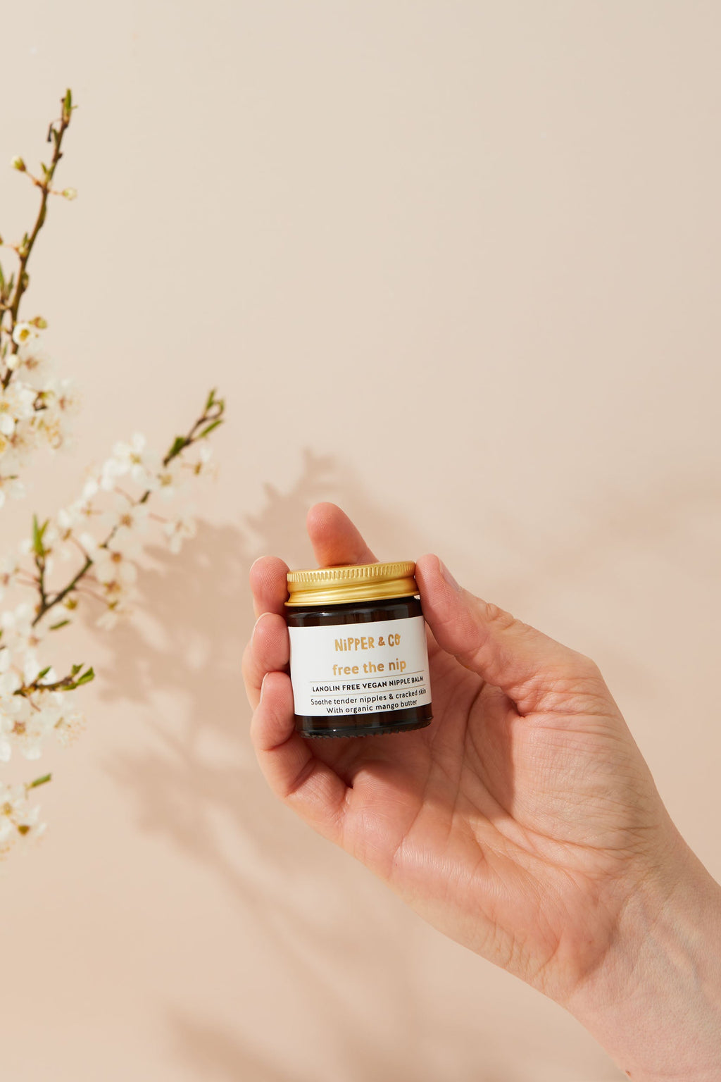 Lanolin Free Vegan Nipple Balm for Breastfeeding