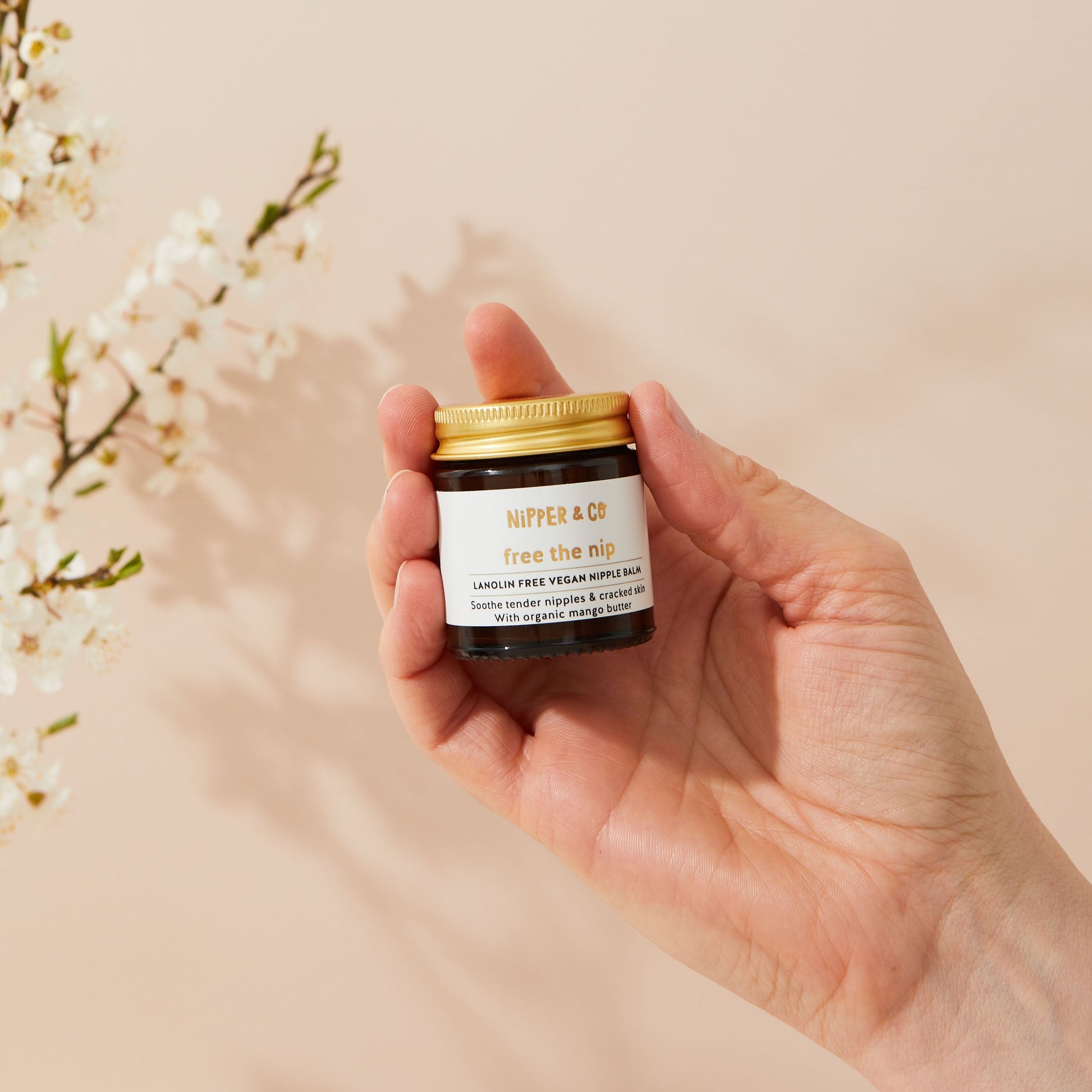 Lanolin Free Vegan Nipple Balm for Breastfeeding