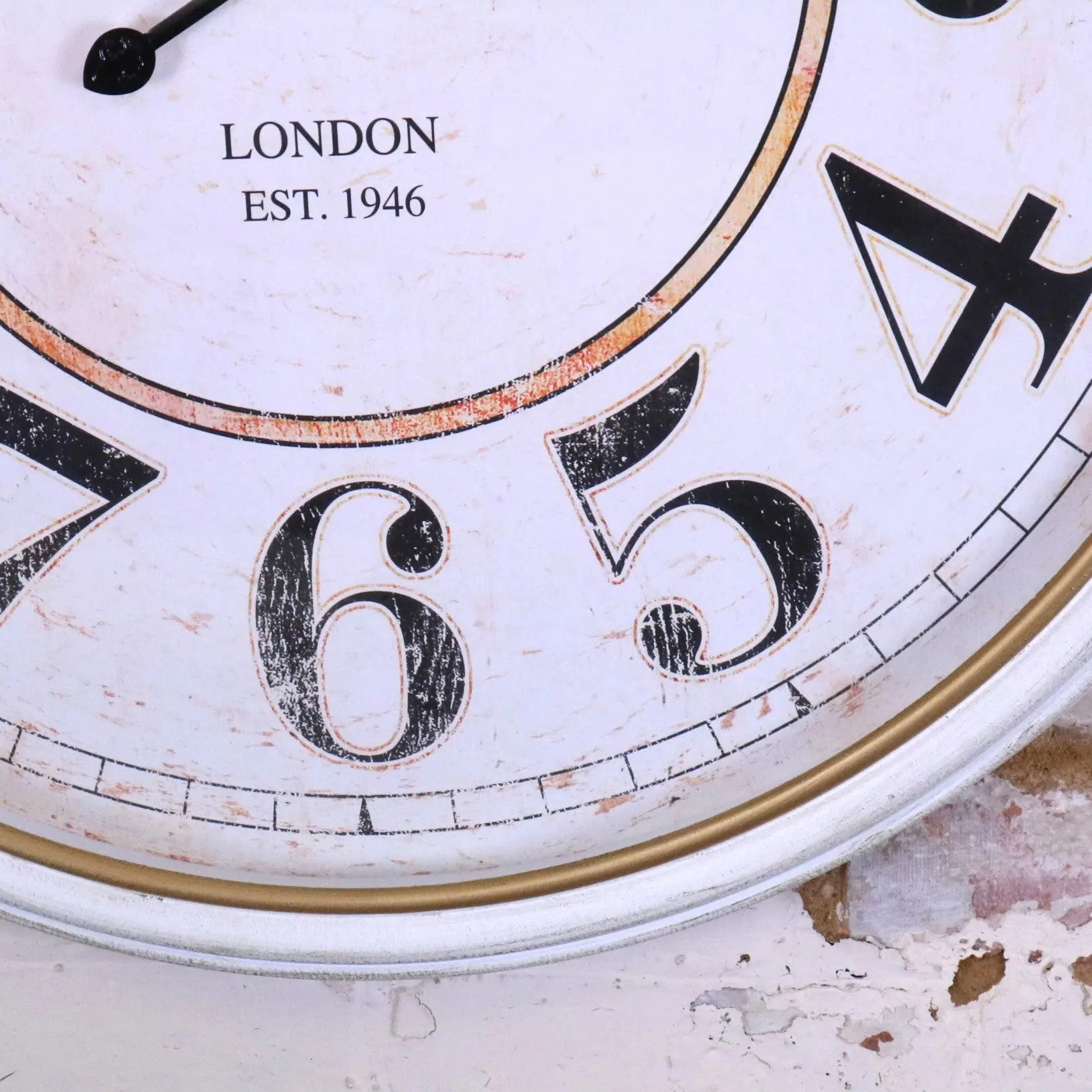 Nivara Antique Style Large Wall Clock 80cm