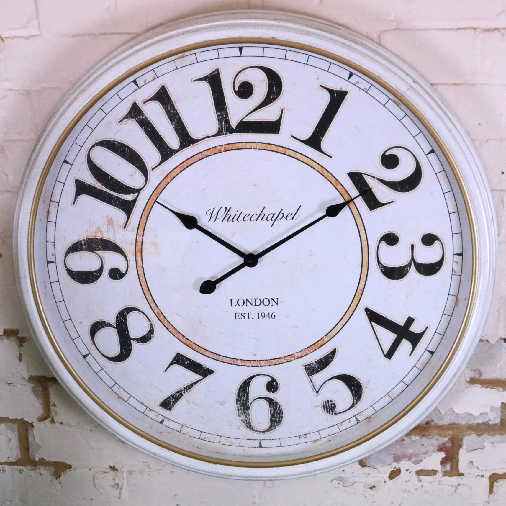 Nivara Antique Style Large Wall Clock 80cm