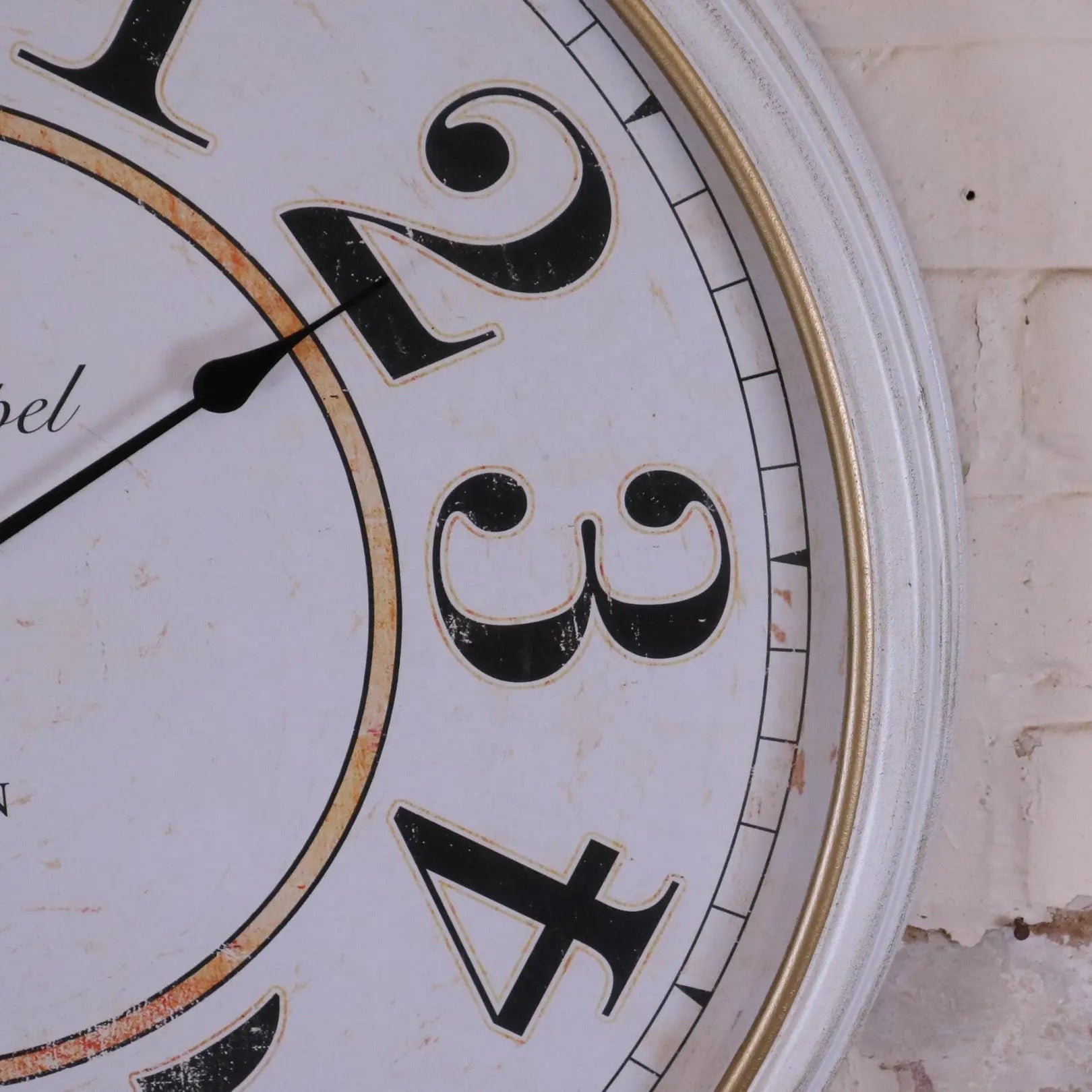 Nivara Antique Style Large Wall Clock 80cm