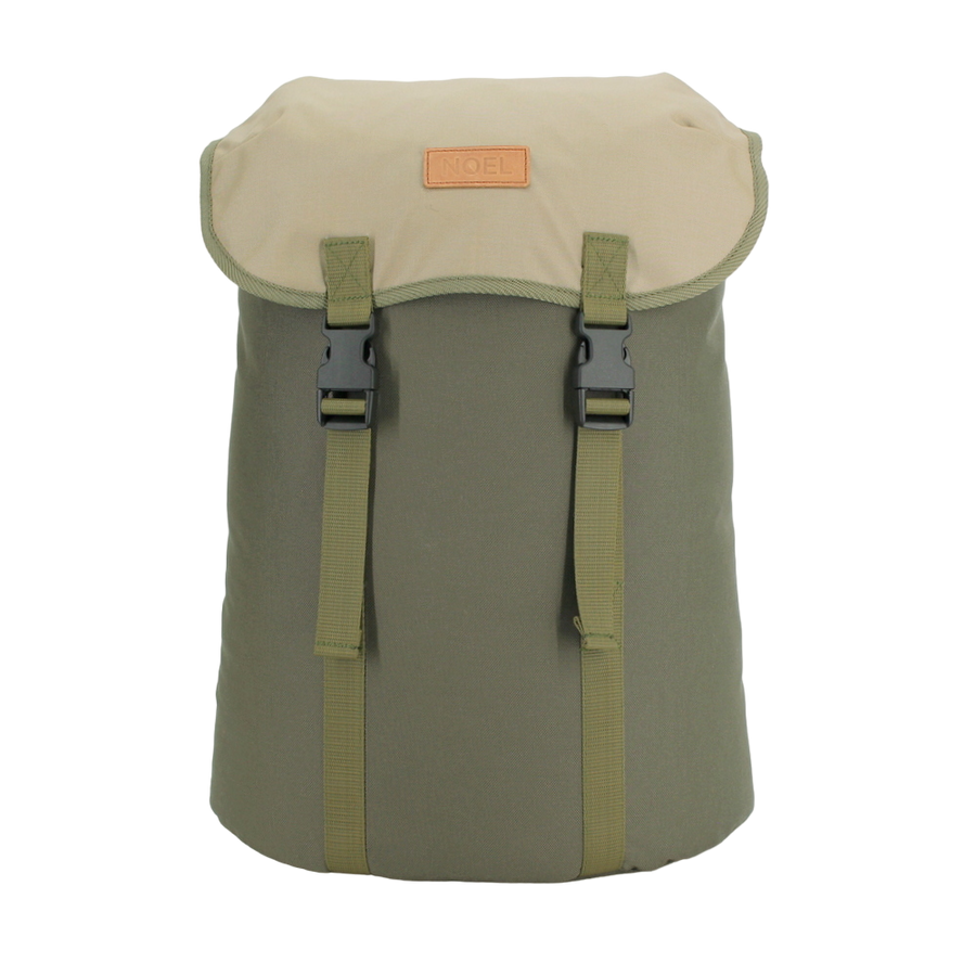 Cafe Backpack - Khaki & Beige