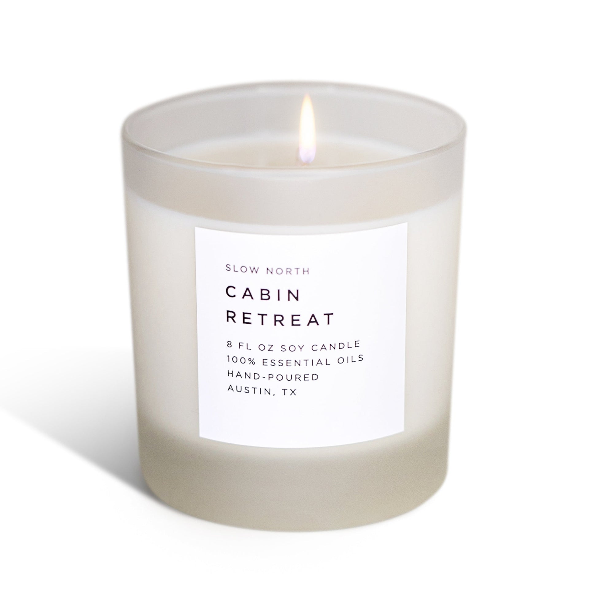 Cabin Retreat Candle in Cedarwood, Grapefruit and Cinnamon