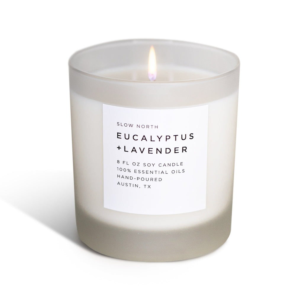 Eucalyptus and Lavender Candle