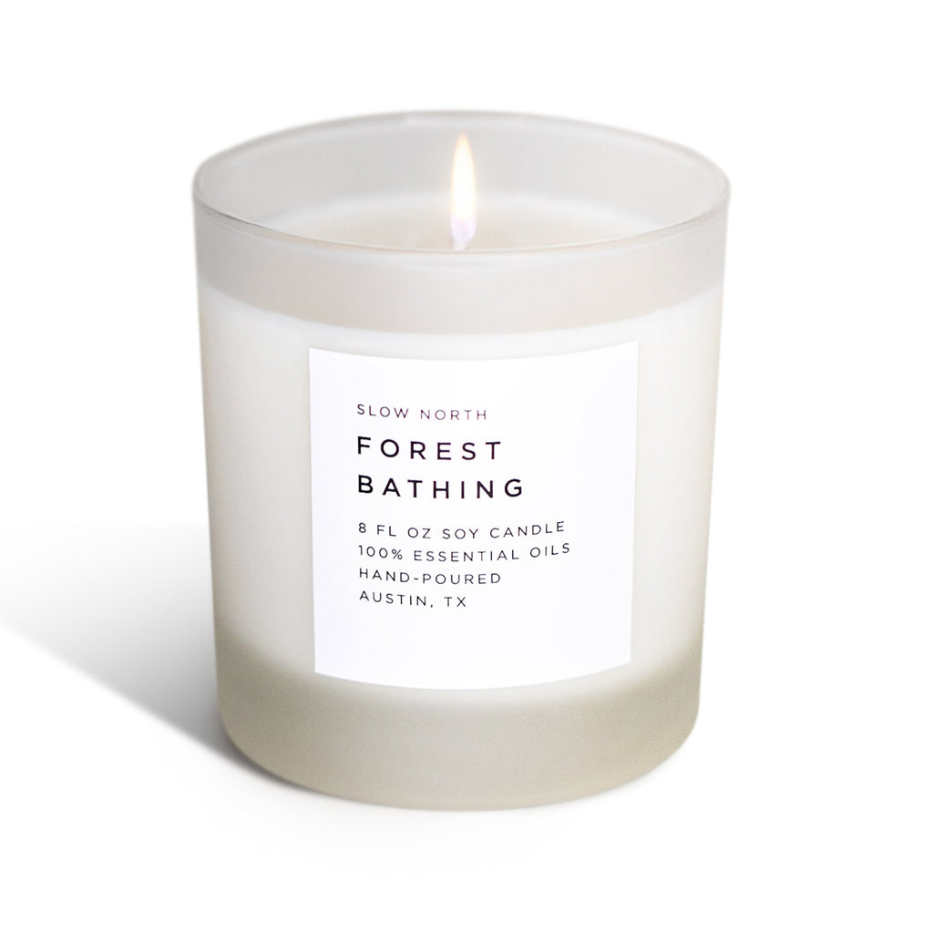 Forest Bathing Signature Candle with Fir Pine and Patchouli