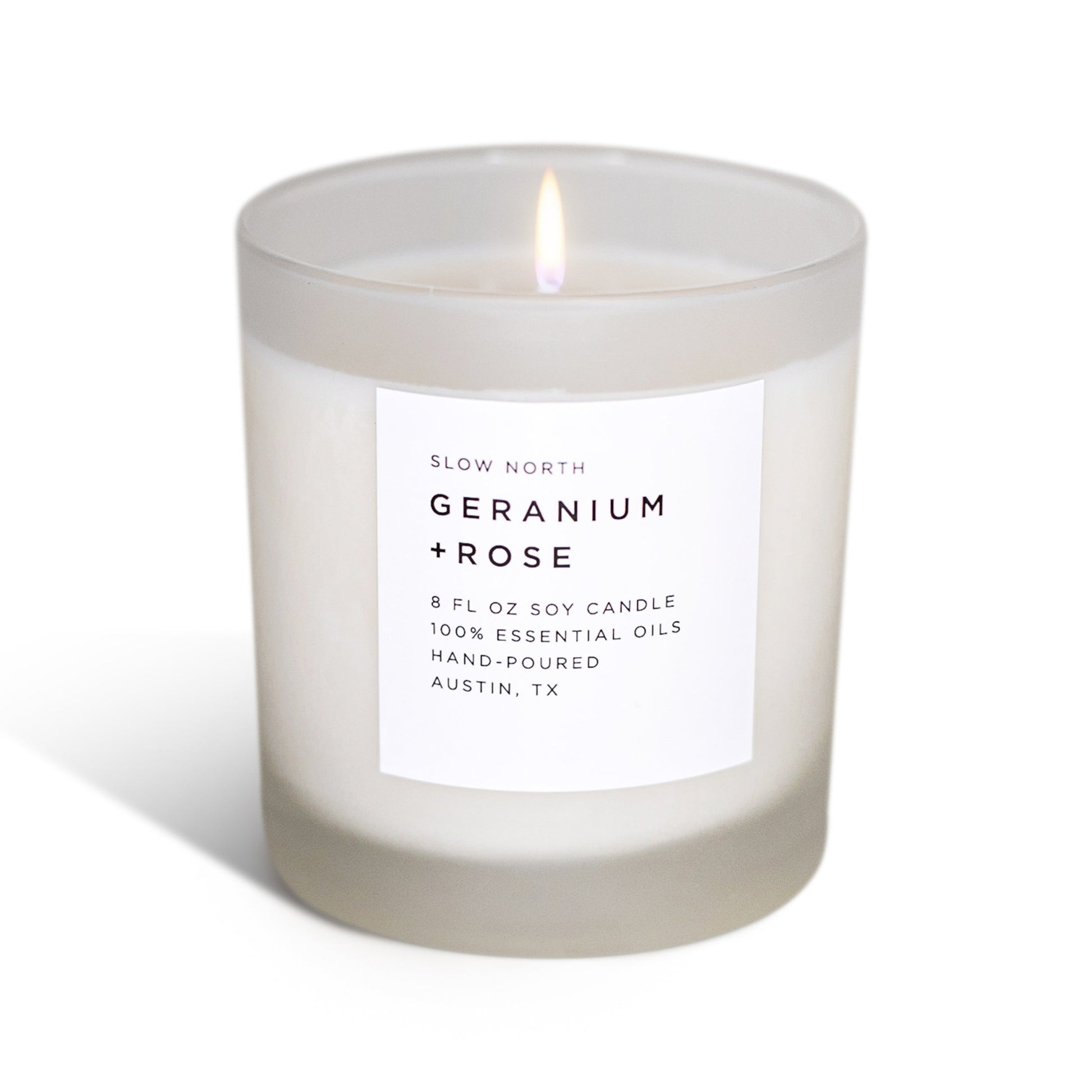 Geranium and Rose Signature Candle