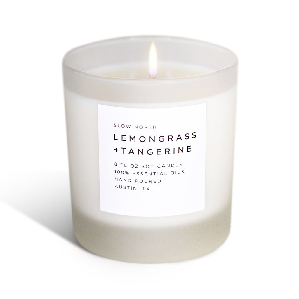 Lemongrass and Tangerine Signature Candle