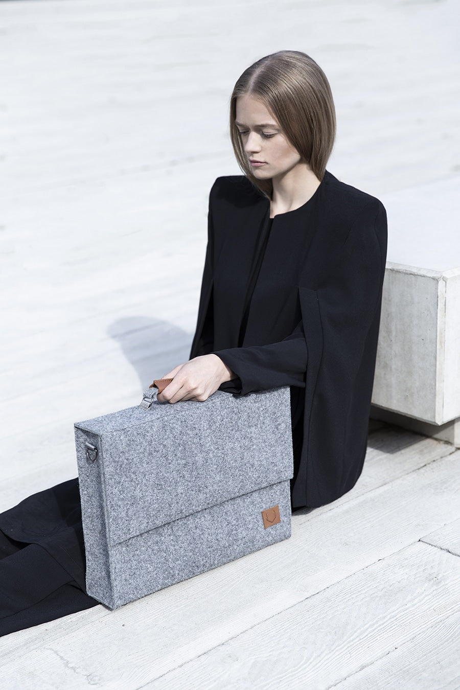 SÖREN Unisex Briefcase – Eco-Friendly, Handmade, Laptop Sleeve by Nordhale at brixbailey.com