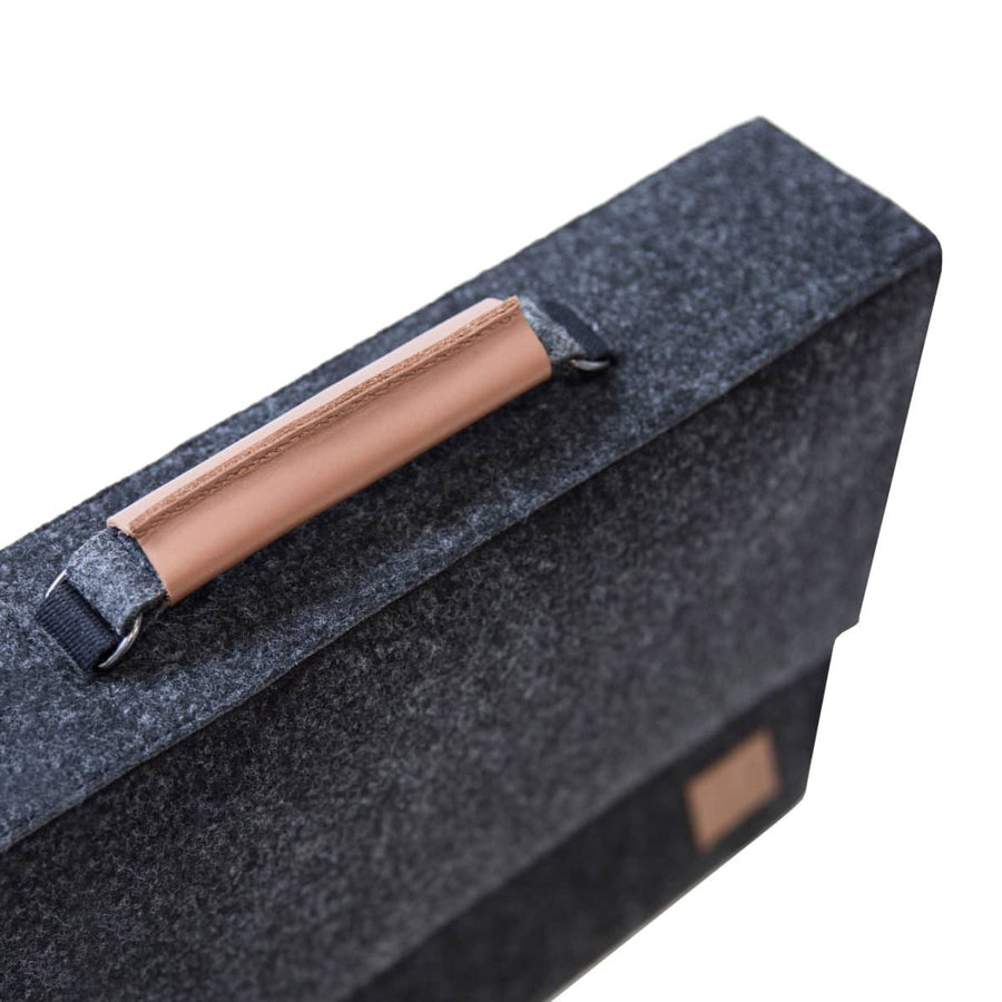 SÖREN Unisex Briefcase – Eco-Friendly, Handmade, Laptop-Ready by Nordhale at brixbailey.com