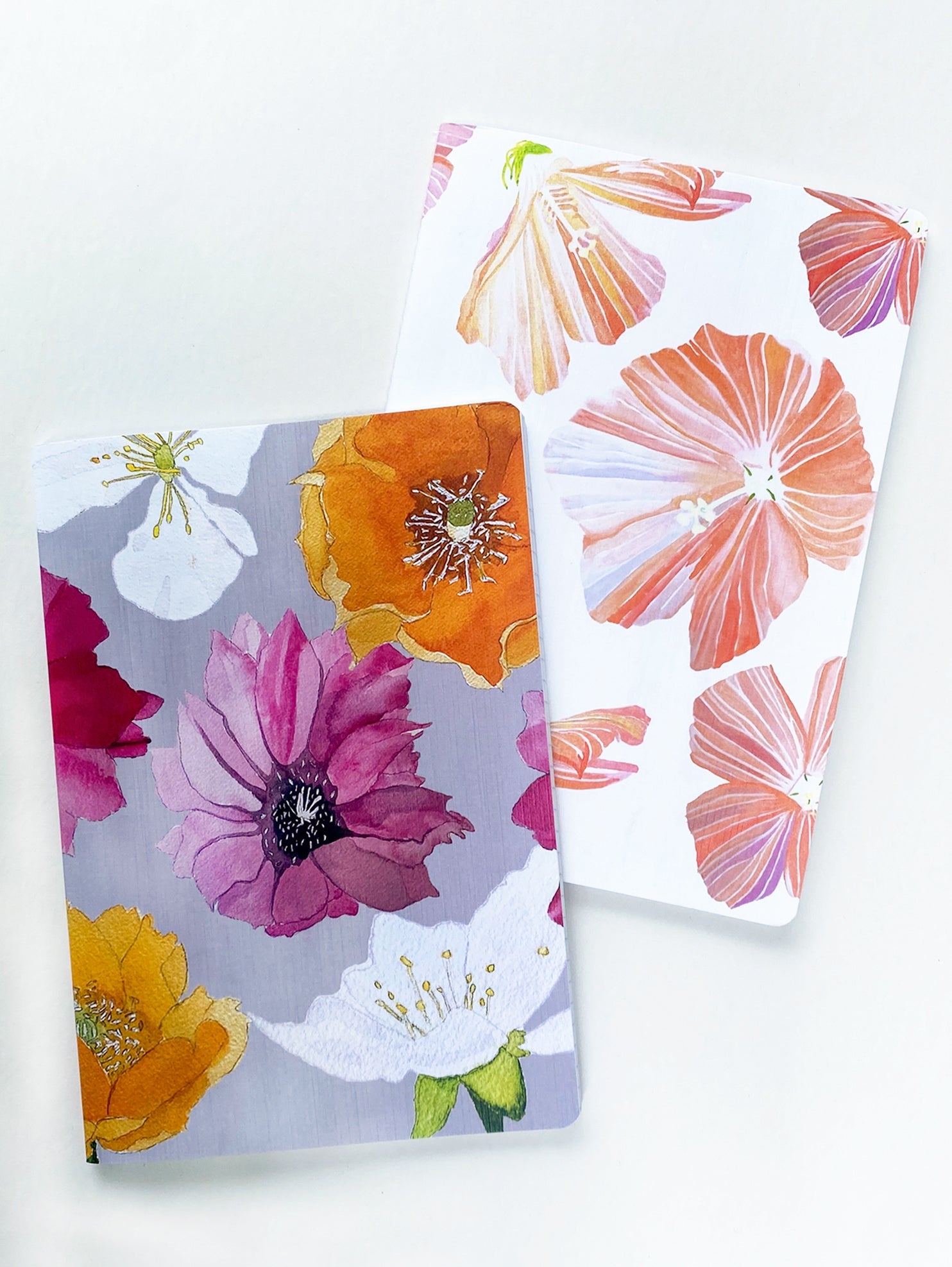 Hibiscus and Cactus Notebook Set