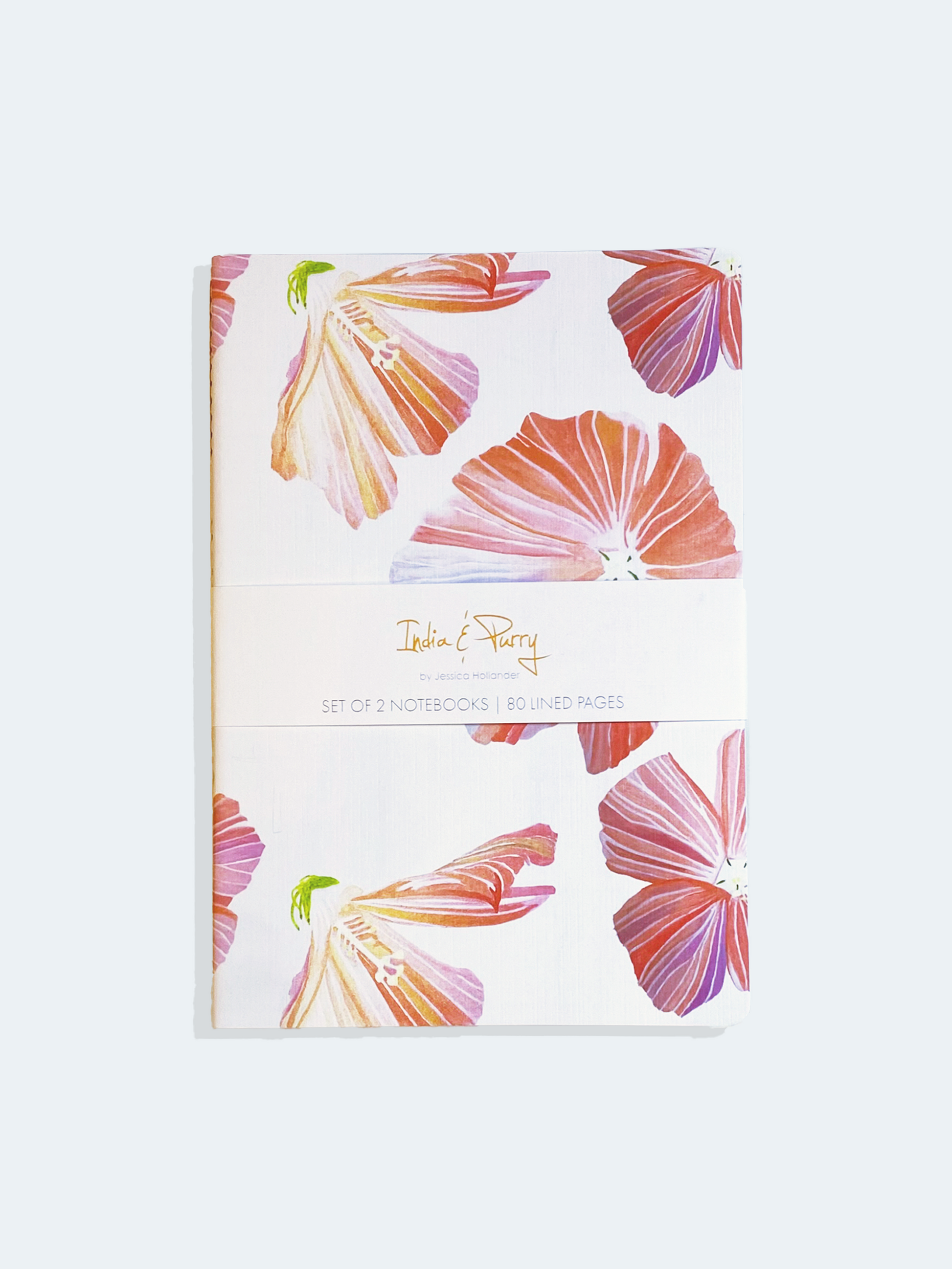 Hibiscus and Cactus Notebook Set