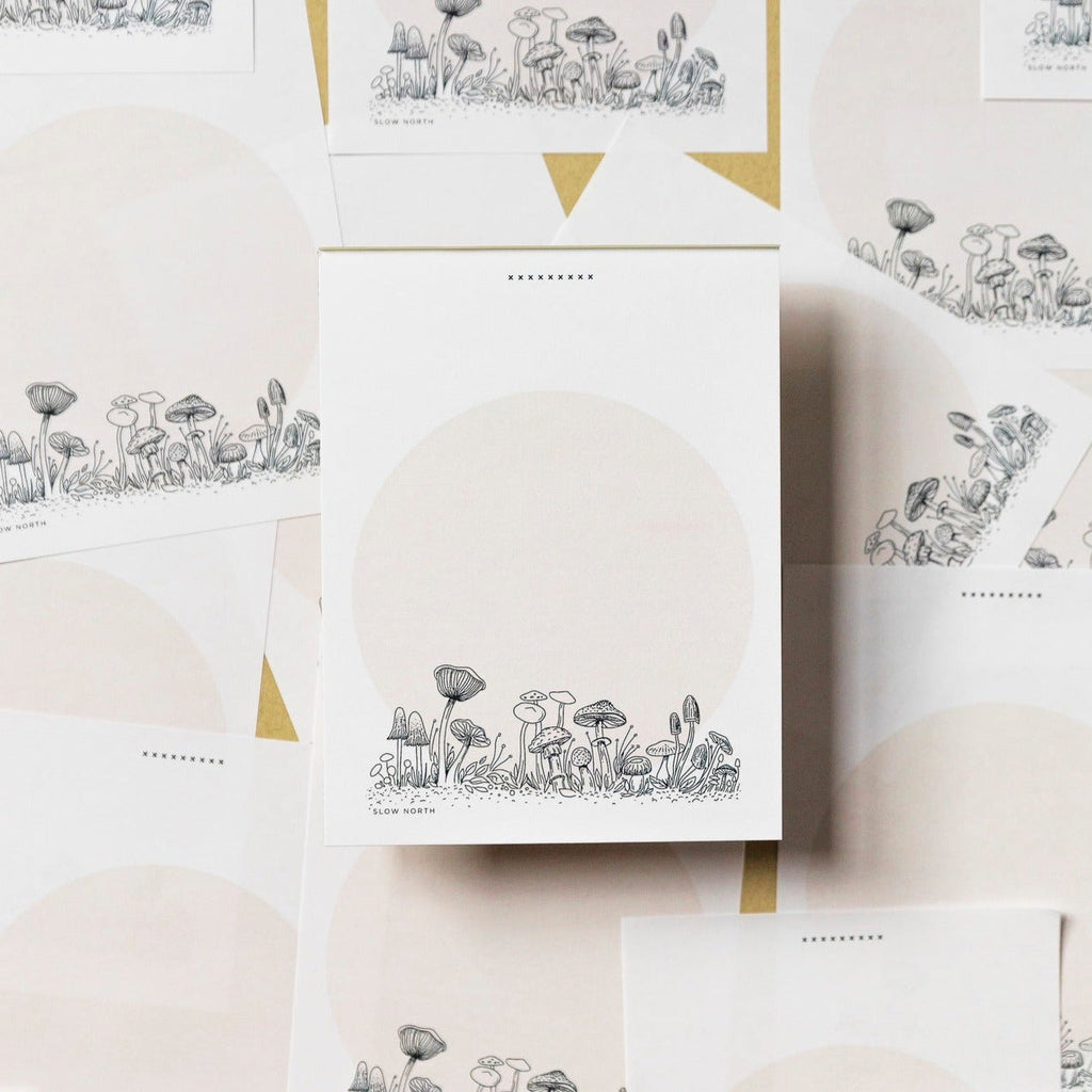 Wild Mushroom Notepad