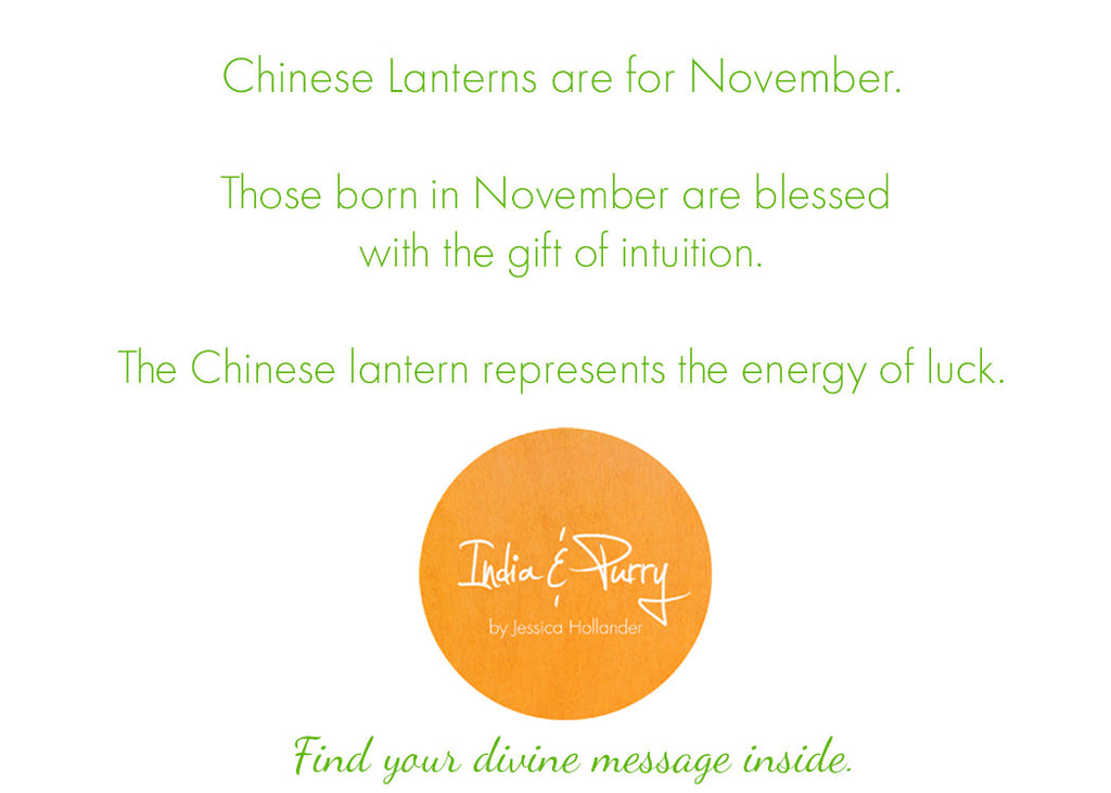 November Chinese Lanterns Mini Art Print