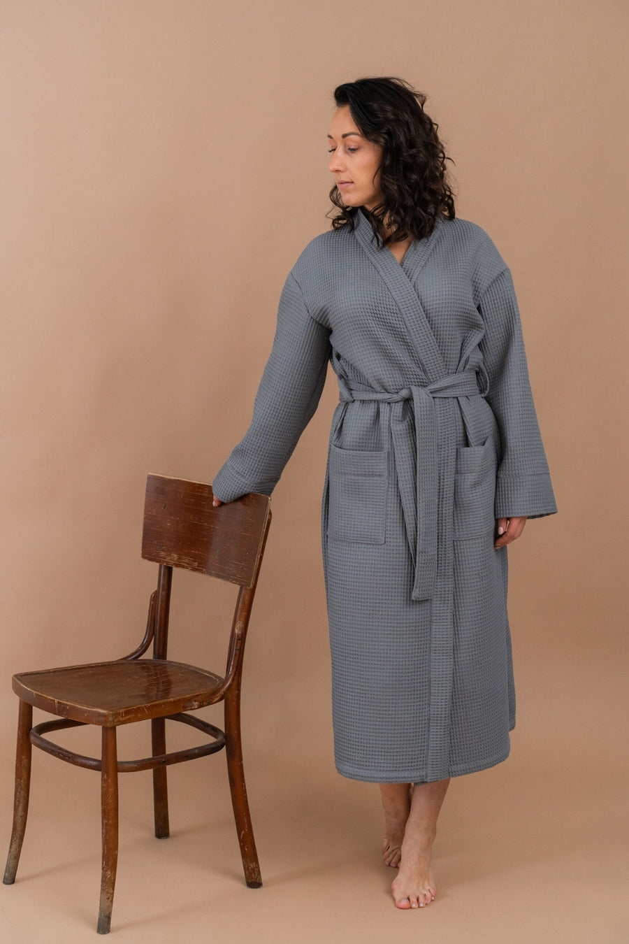 Waffle Robe for Women - Classic, Comfortable & Eco-Friendly Oeko-Tex Certified Cotton by Nuss at www.brixbailey.com