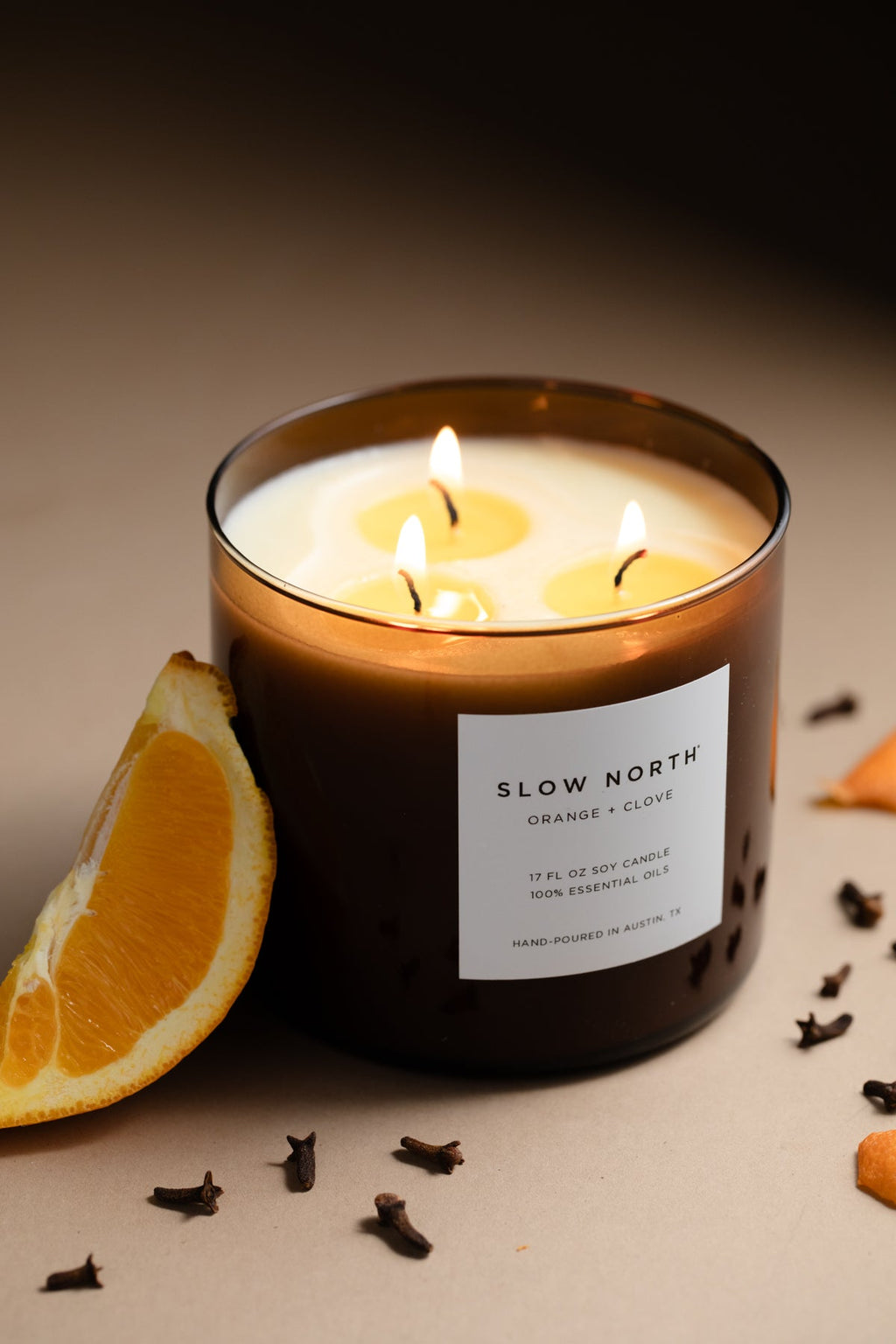 Orange and Clove Signature 3-Wick Candle