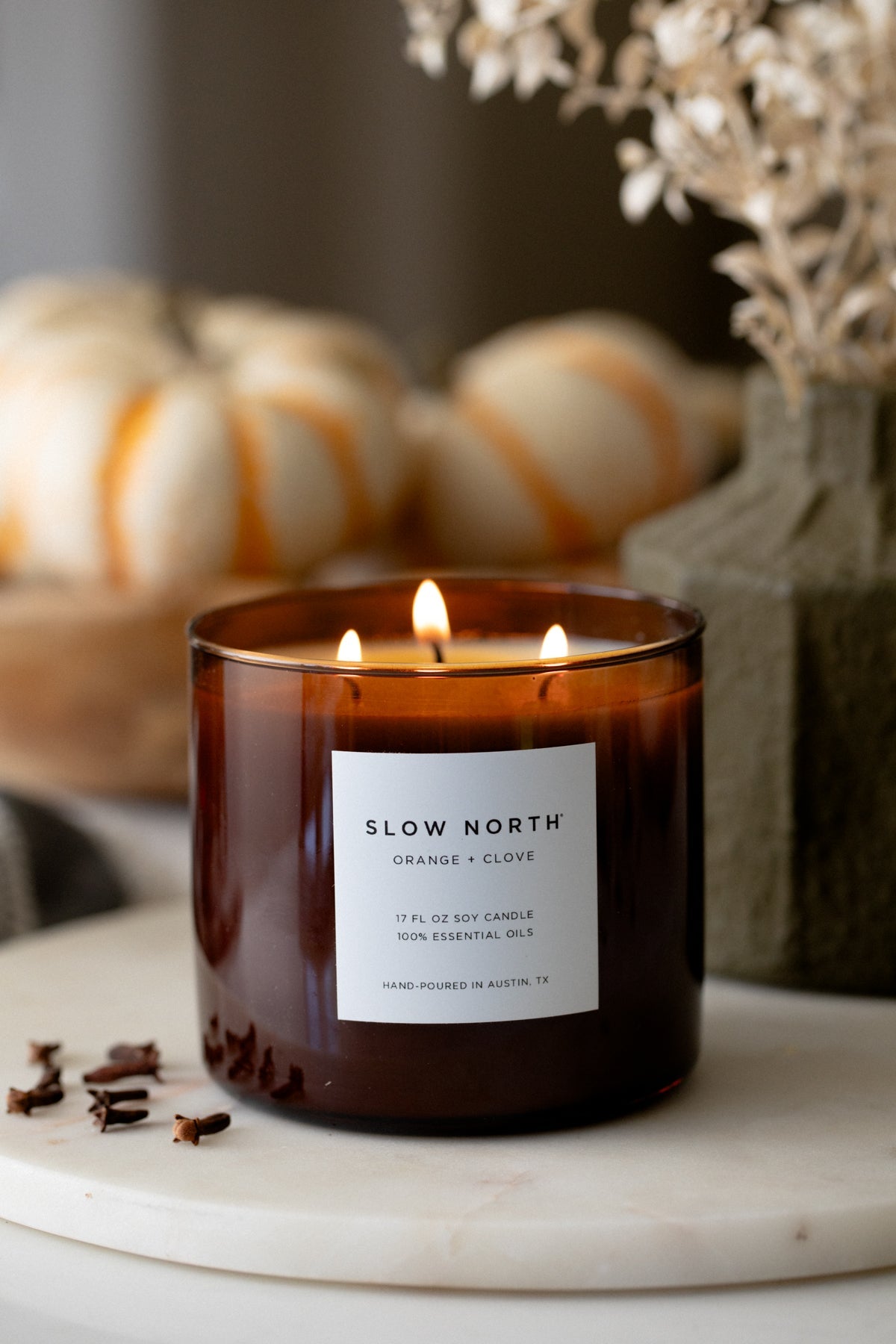 Orange and Clove Signature 3-Wick Candle