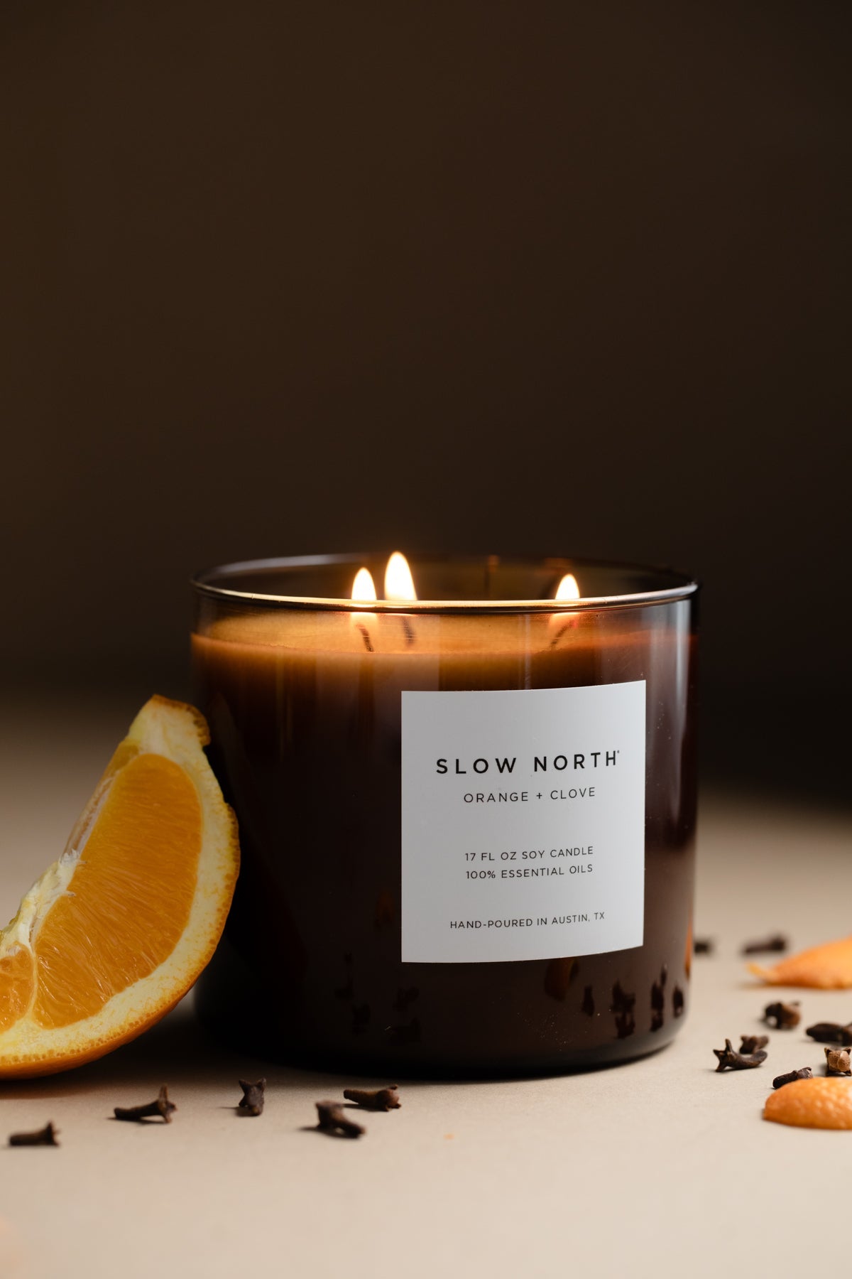 Orange and Clove Signature 3-Wick Candle